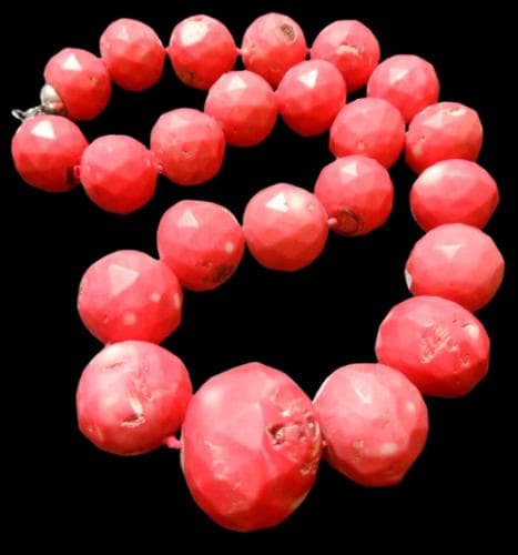 GIANTIC Bamboo Coral Necklace - VERY RARE to find so big!