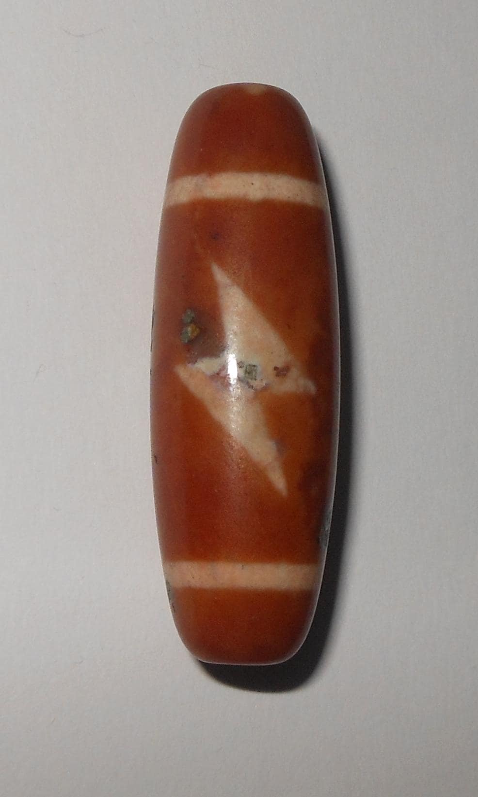 no. 175 - Garuda - Lightning and Five Eyes - Gzi Dzi Himalaya Tibet Amulet Bead - Man Necklace - Tibetan Mala - image 3