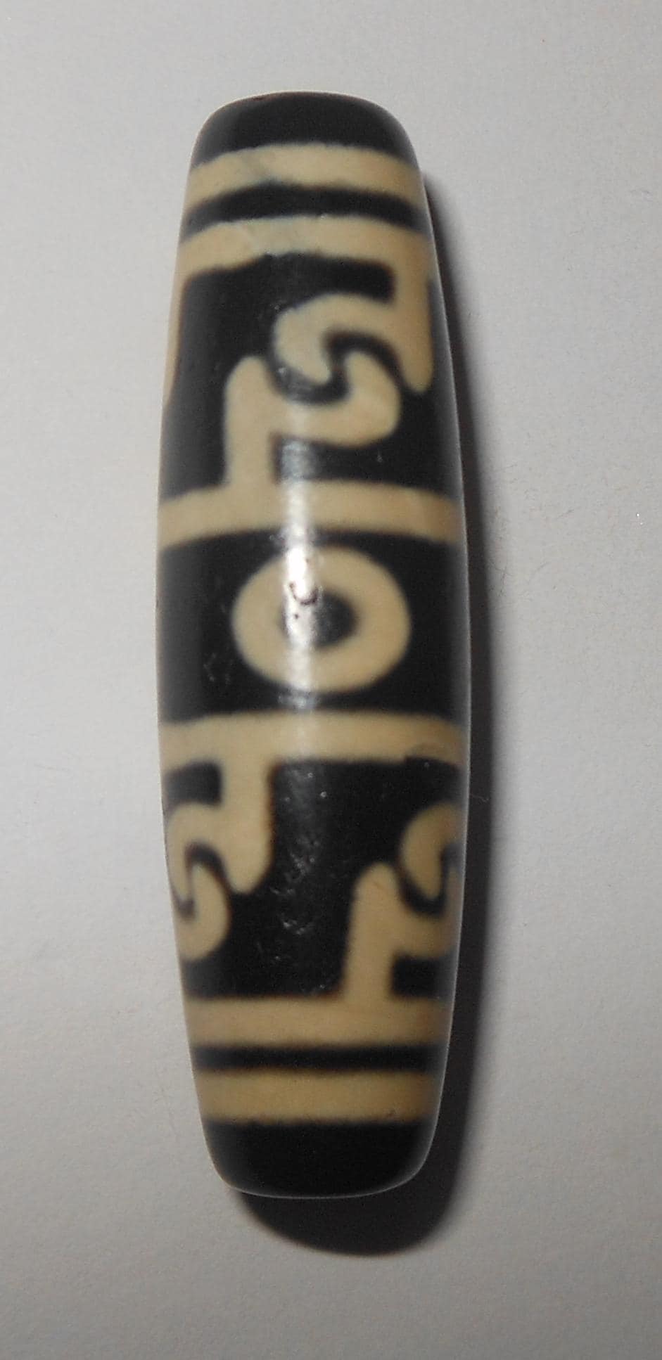 no. 147 - Padmasambhava - Gzi Dzi Himalaya Tibet Amulet Bead - Man Necklace - Tibetan Mala - image 4
