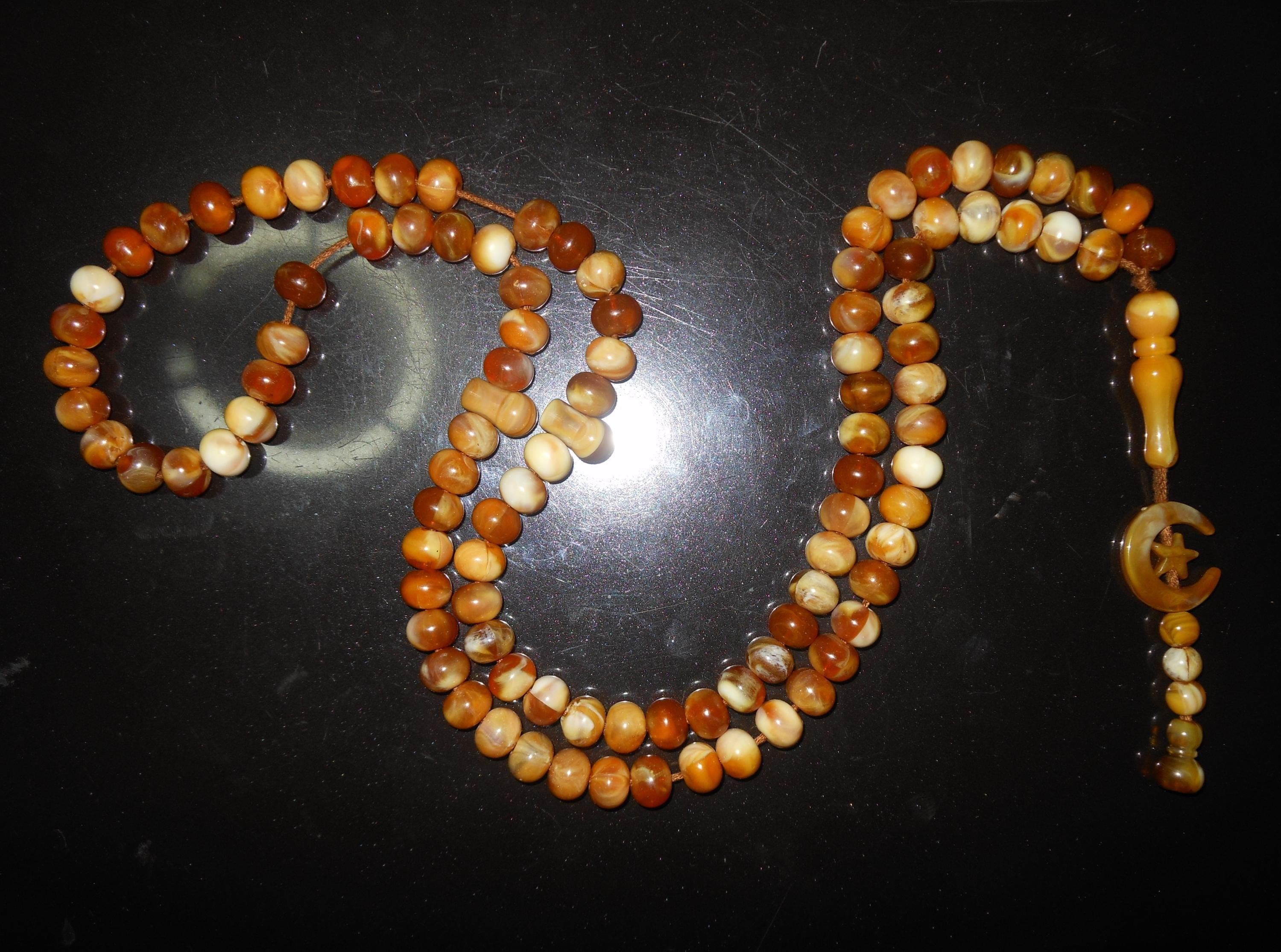 ISLAM Tasbih, Misbaha, Tasbeeh, Rosario, Sibha, Tasbih, Misbah سبحه مسبحة حجر عين النمر