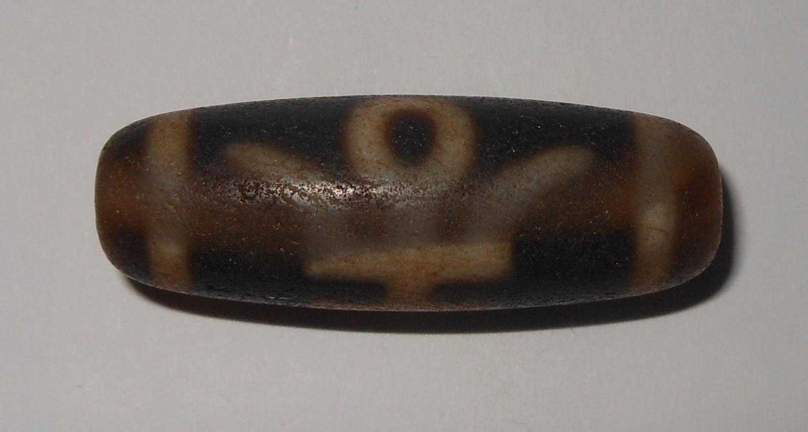 no. 163 - Aristocrat Gzi Dzi Bead - Himalaya Tibet Amulet - Man Necklace - Tibetan Mala - image 3