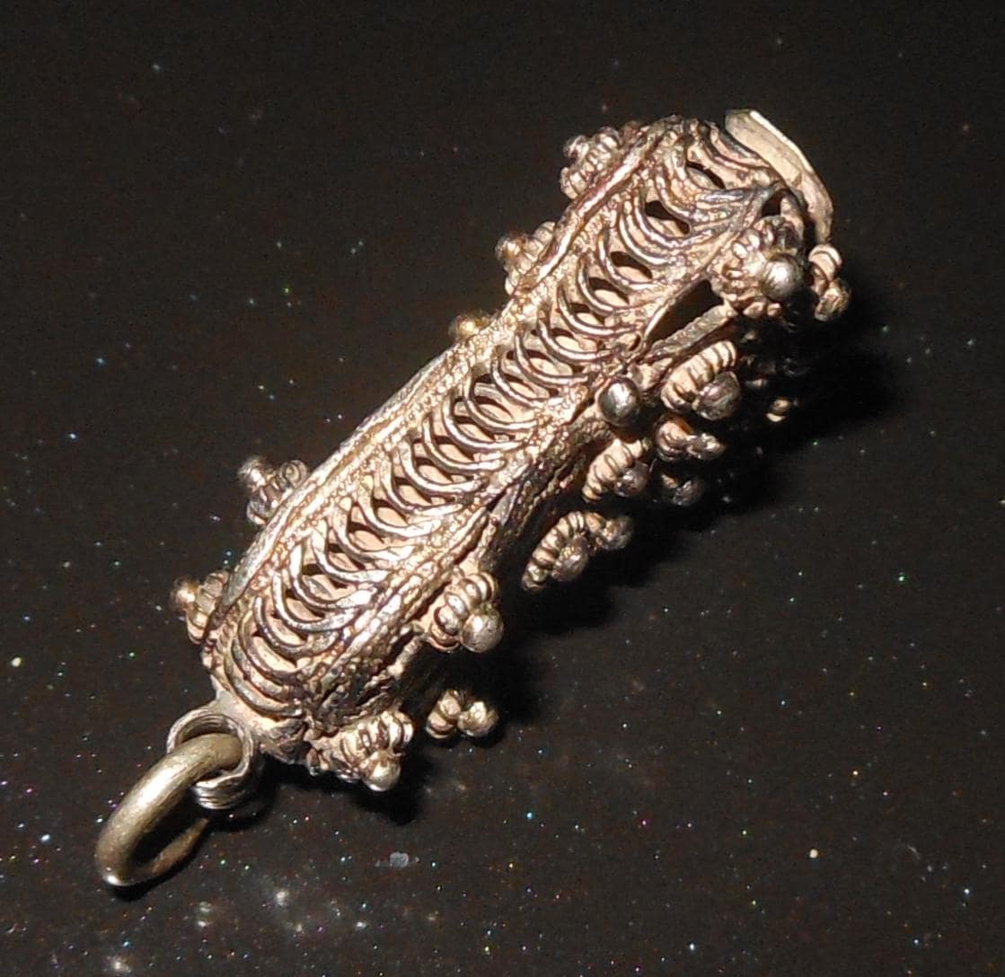 Kabyle Arabic Islamic Hand Made Filigree Pendant - image 4