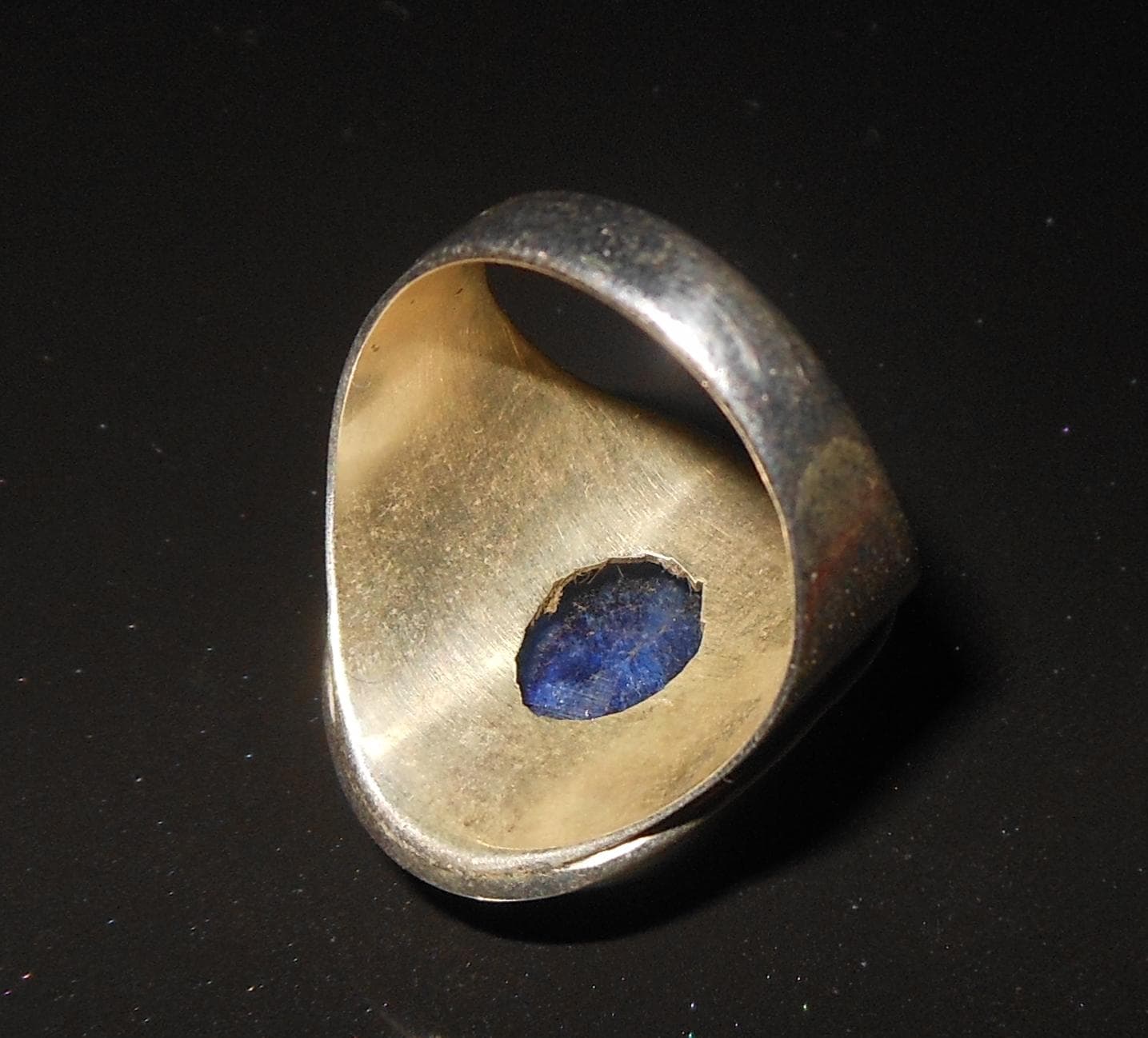 Elegante anello in argento sterling 925 con radice di zaffiro - image 5