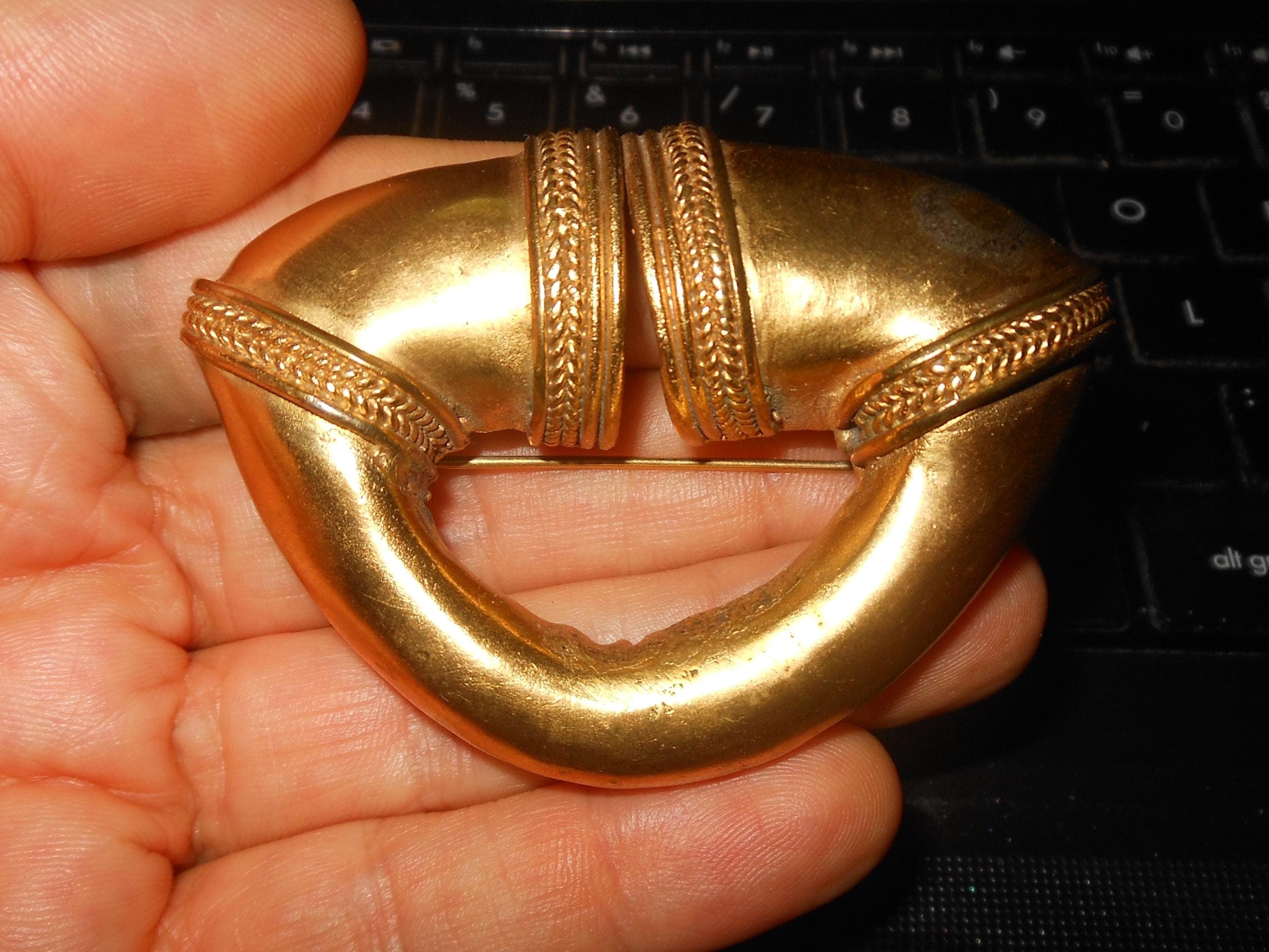 Tumbaga Tairona Inca Maya Pre-Columbian Aztec modern repro Brooch