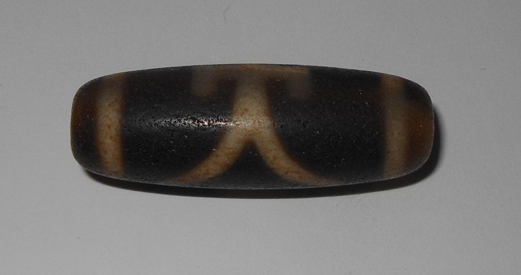 no. 163 - Aristocrat Gzi Dzi Bead - Himalaya Tibet Amulet - Man Necklace - Tibetan Mala - image 5