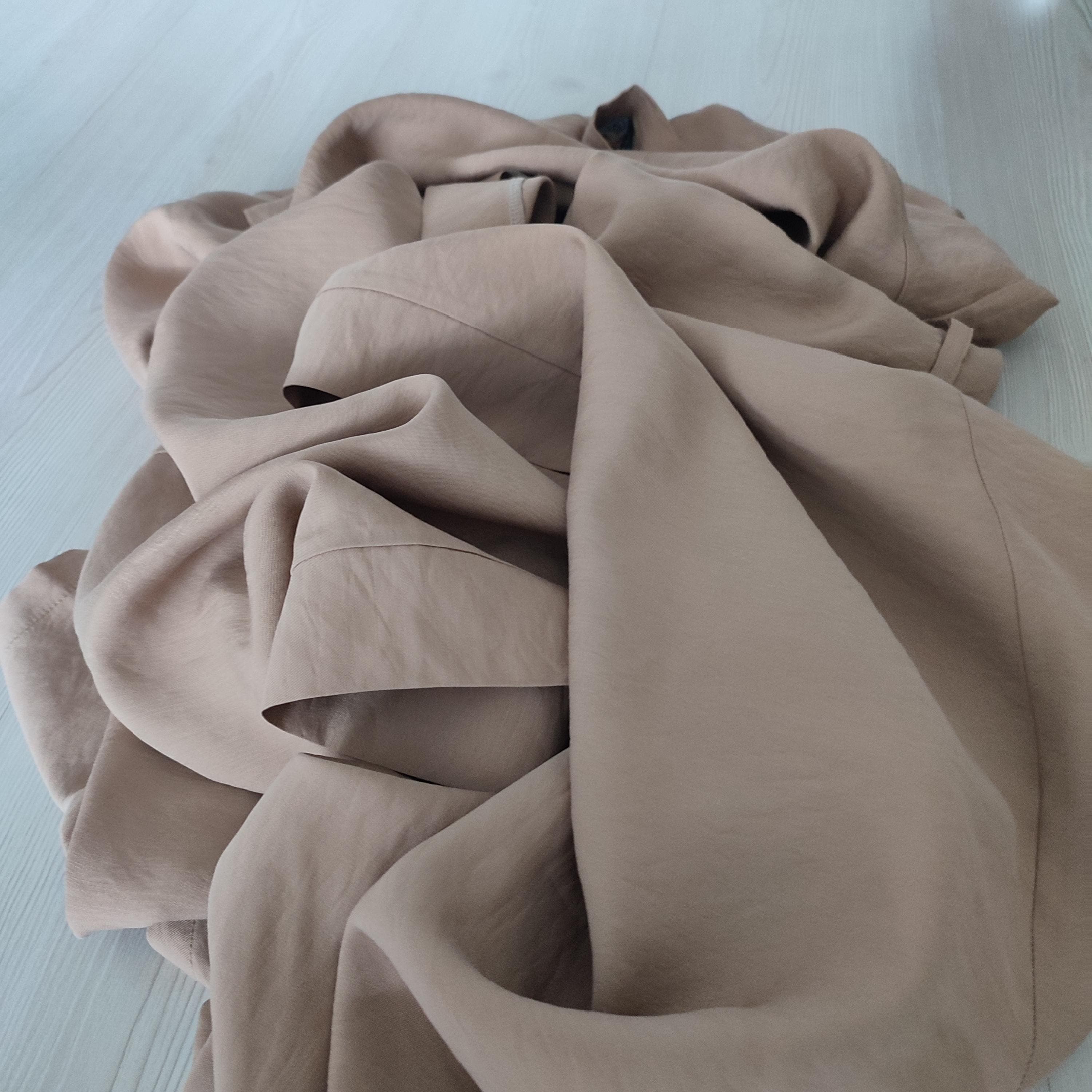 Open Abaya Dress - Elegant Islamic Kaftan with Belt - image 2