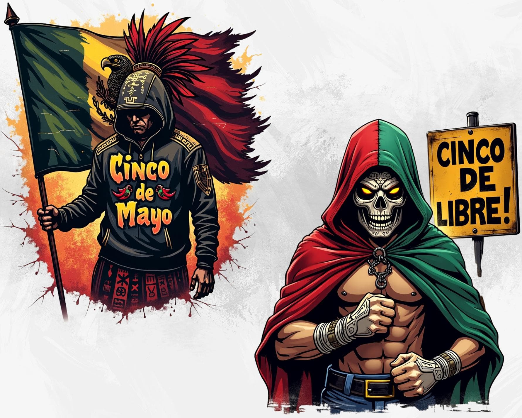 Cinco De Mayo PNG Clipart Bundle: Mexican Fiesta Designs (Digital Download) - image 3