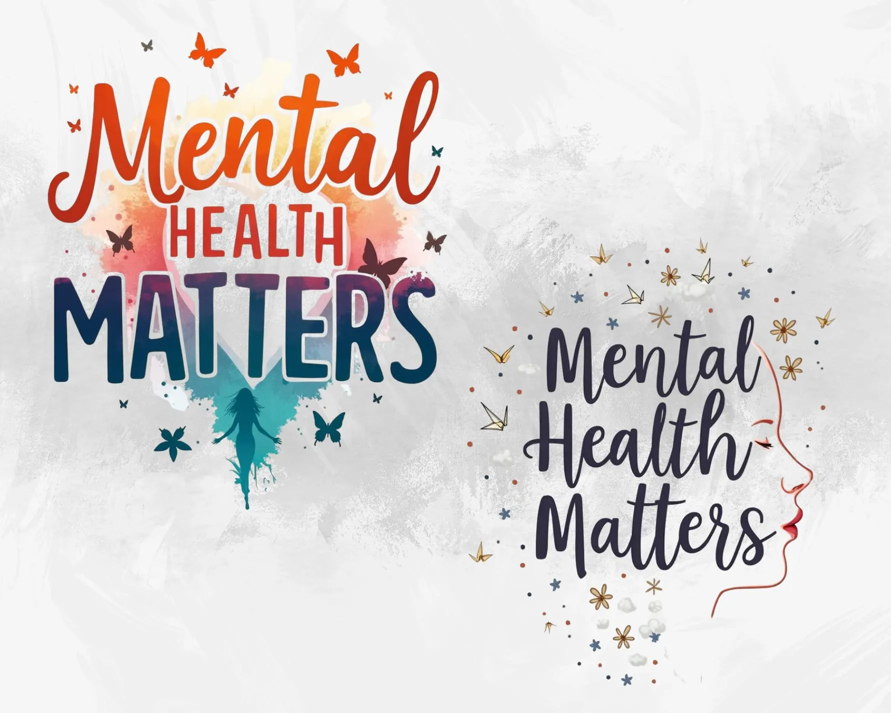 Mental Health Matters PNG Clipart Bundle: Emotional Wellness Designs (Digital Download) - image 4