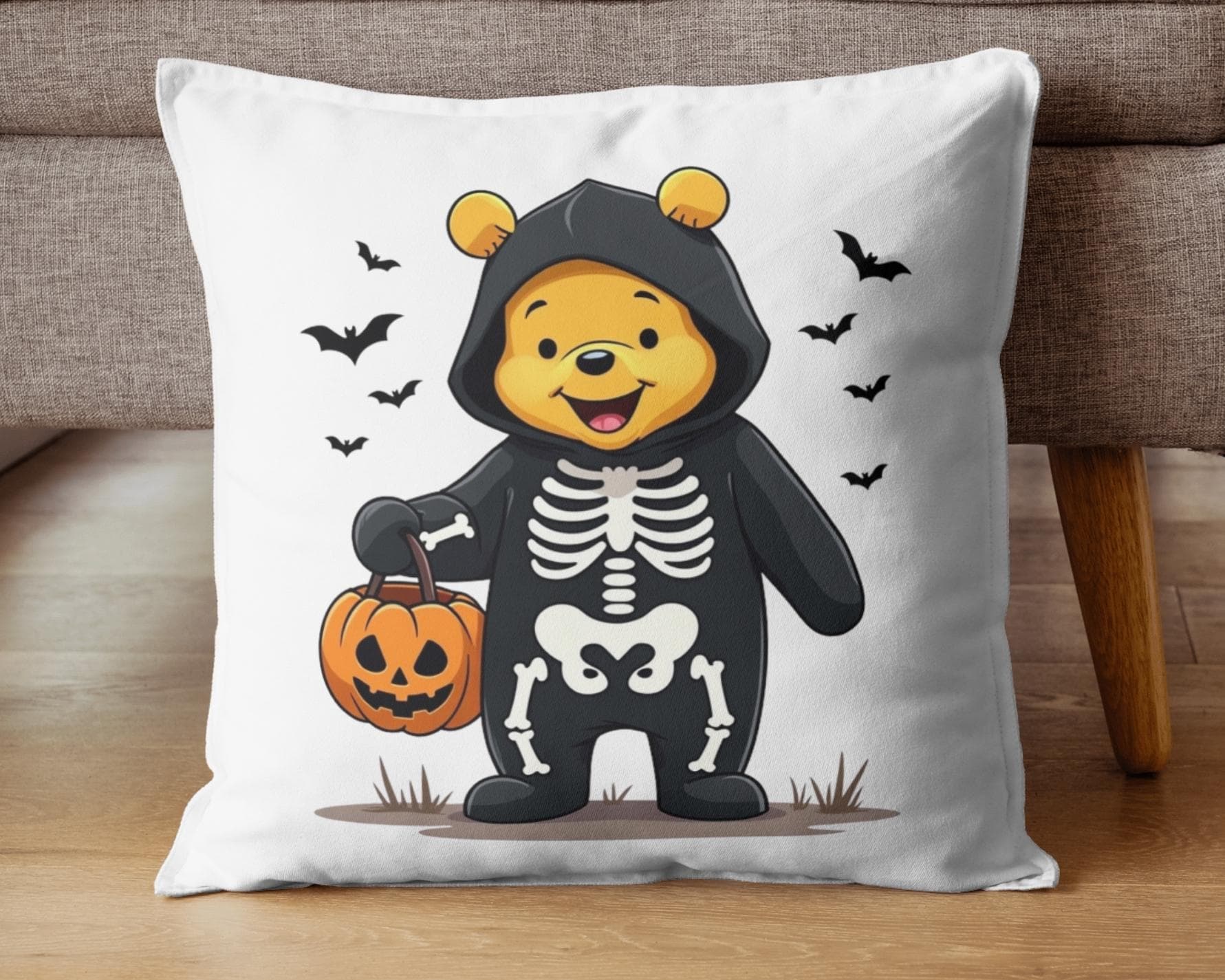 Retro Pooh Halloween PNG Bundle, Cute Cartoon Pumpkin Fall Clipart, Spooky Autumn Pooh Bear Sublimation, Trendy Halloween Digital Art - image 2