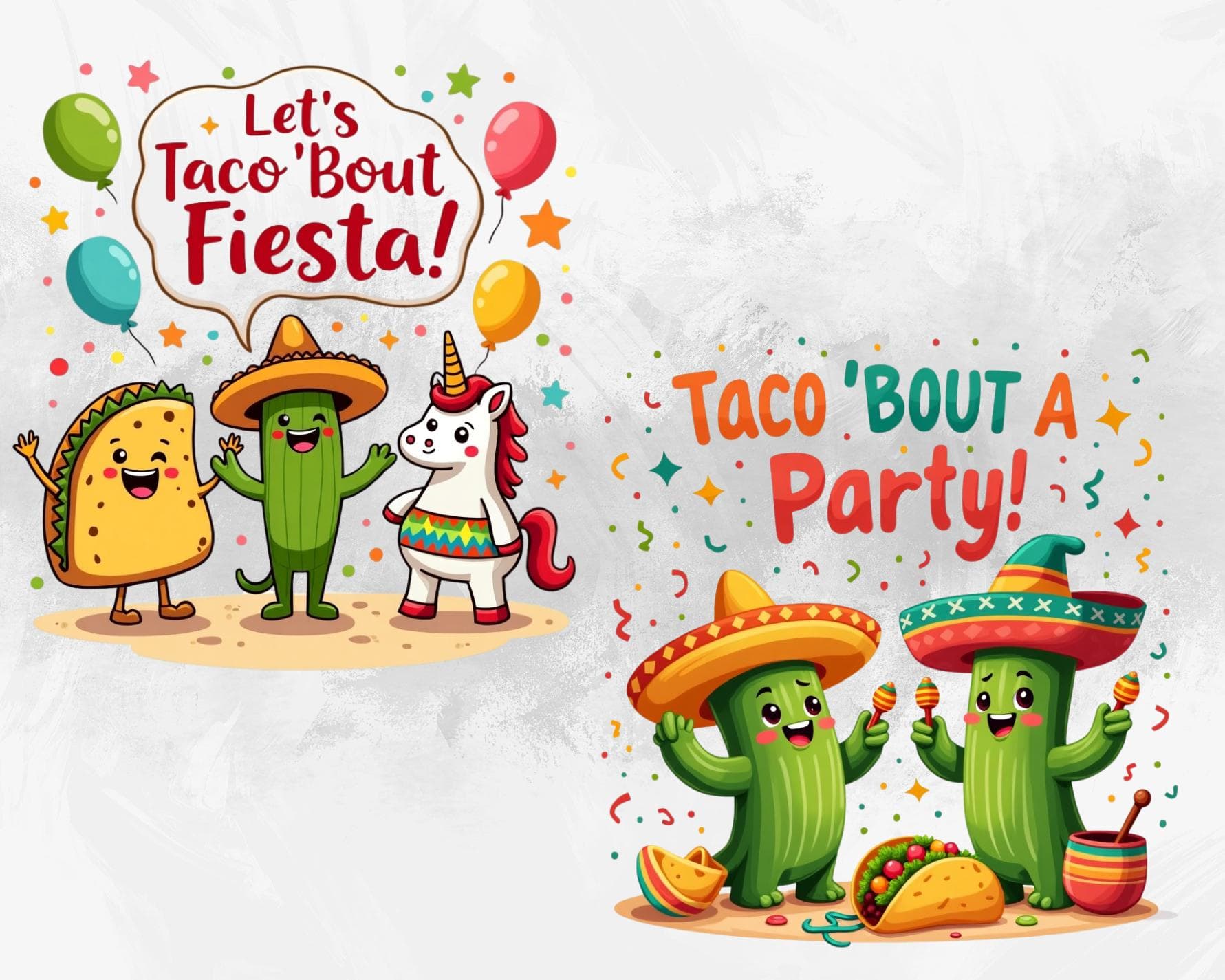Cinco De Mayo PNG Clipart Bundle: Mexican Fiesta Designs (Digital Download) - image 4