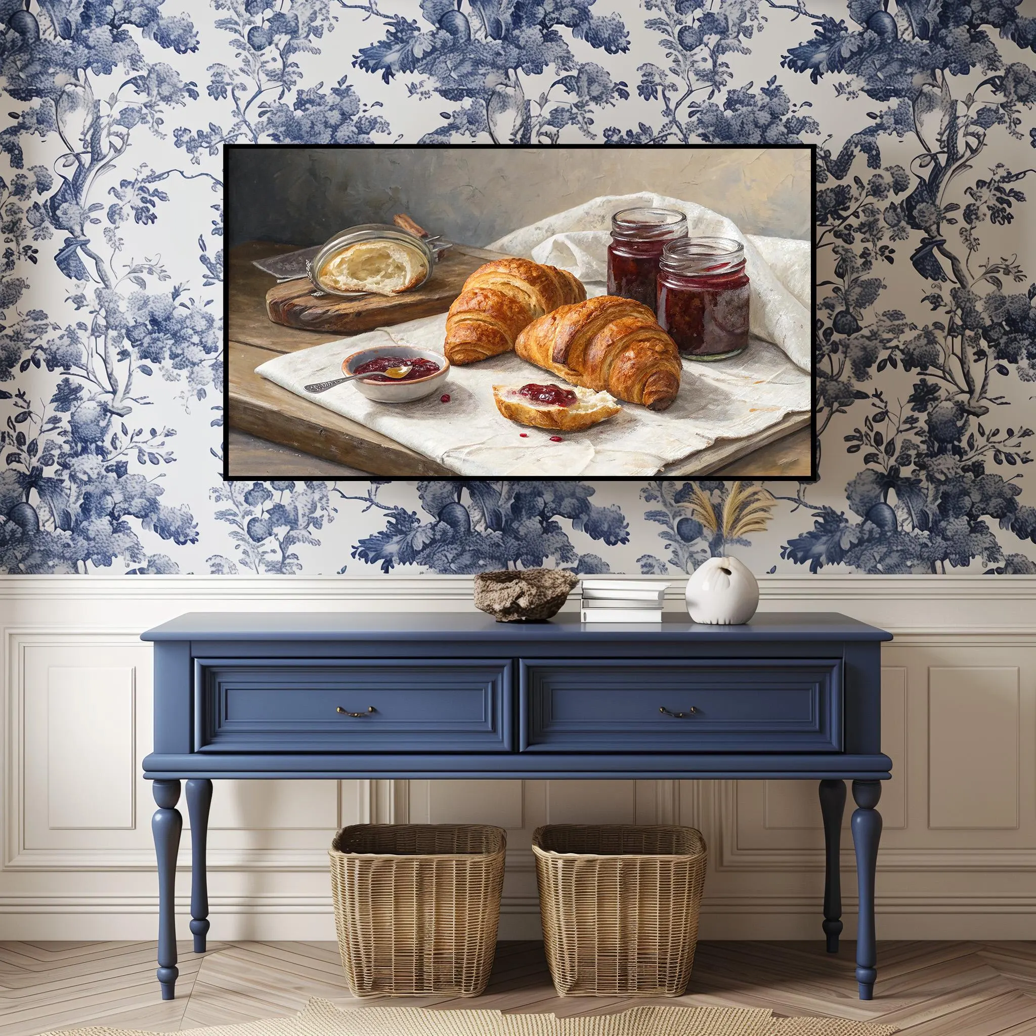 Croissant & Jam Still Life Frame TV Art: French Kitchen Decor (Digital Download) - image 5