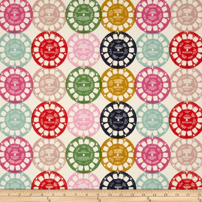 Viewfinders ivory - FQ or more - Playful Melody Miller Cotton + Steel OOP HTF (Want more than one? Choose quantity after it's in your cart)