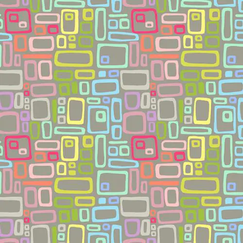 Rectangles gray - FQ or more - Uptown Kim Schaefer Andover fabrics oop htf