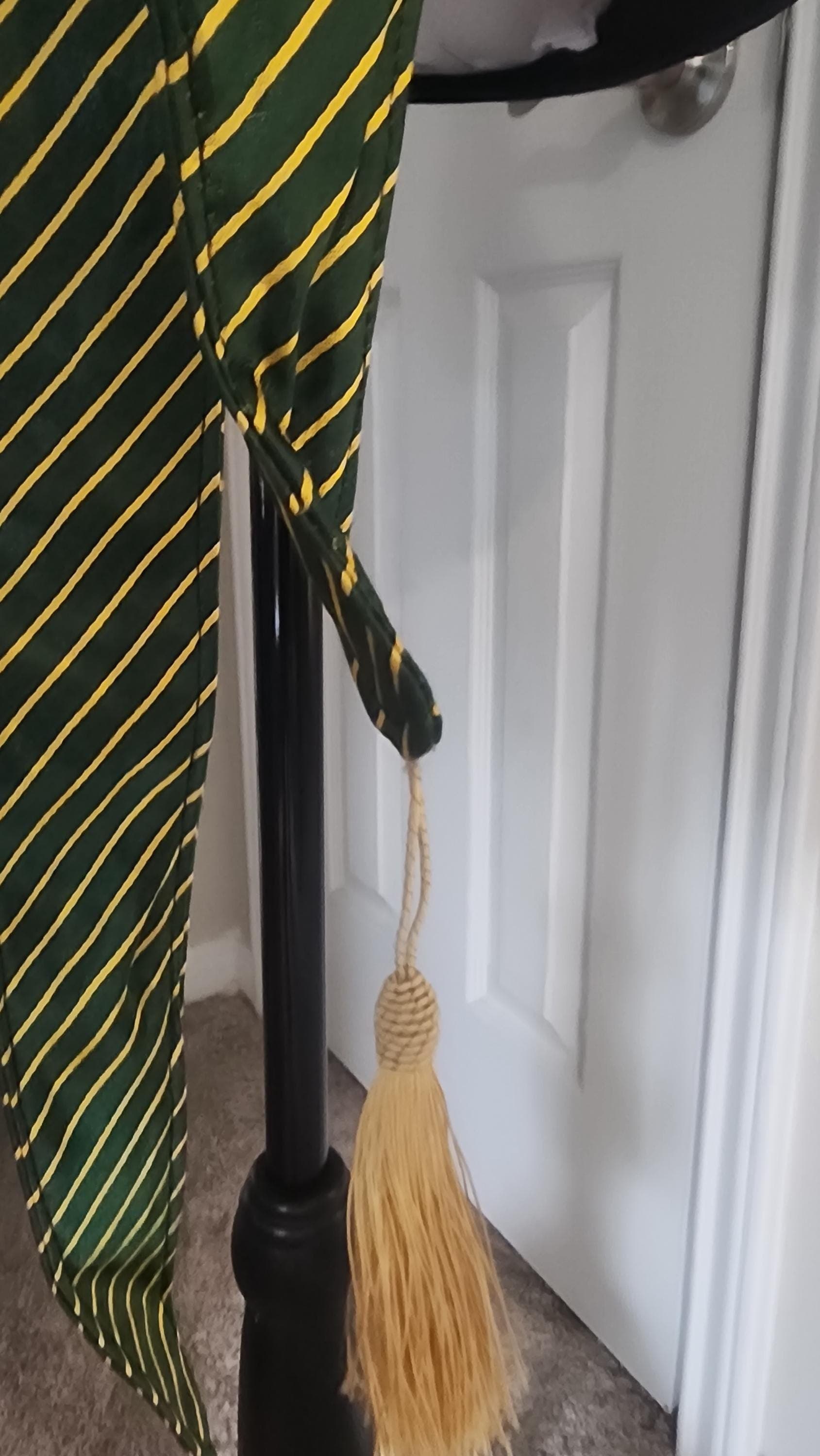 Authentic Saya Satin Belt – Yellow Green Traditional Cultural Wear - image 4