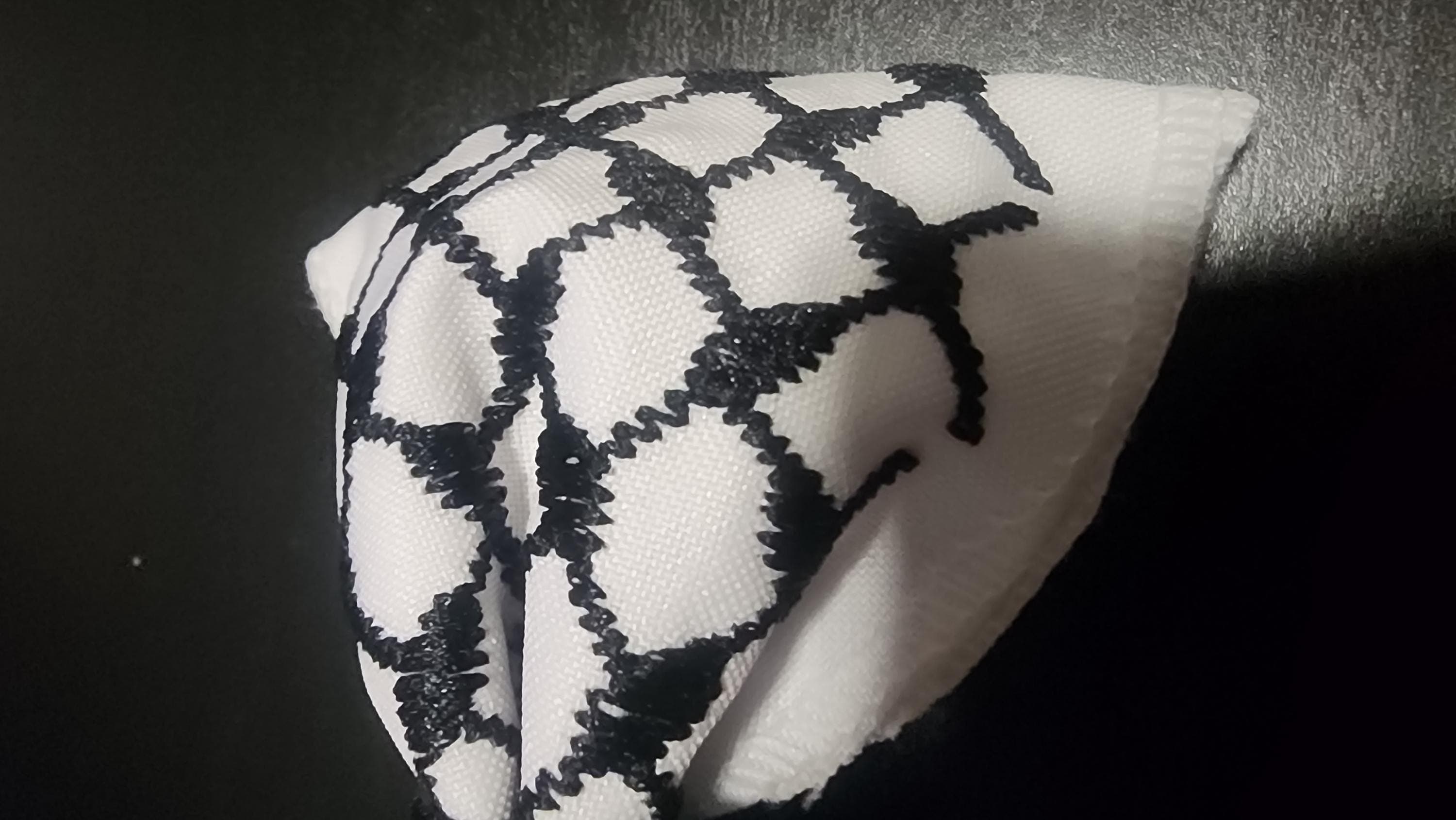 Handmade hair bow – Hair Clip,  Palestinian Accessory by Darzzeh , tatreez , keffiyeh - image 5