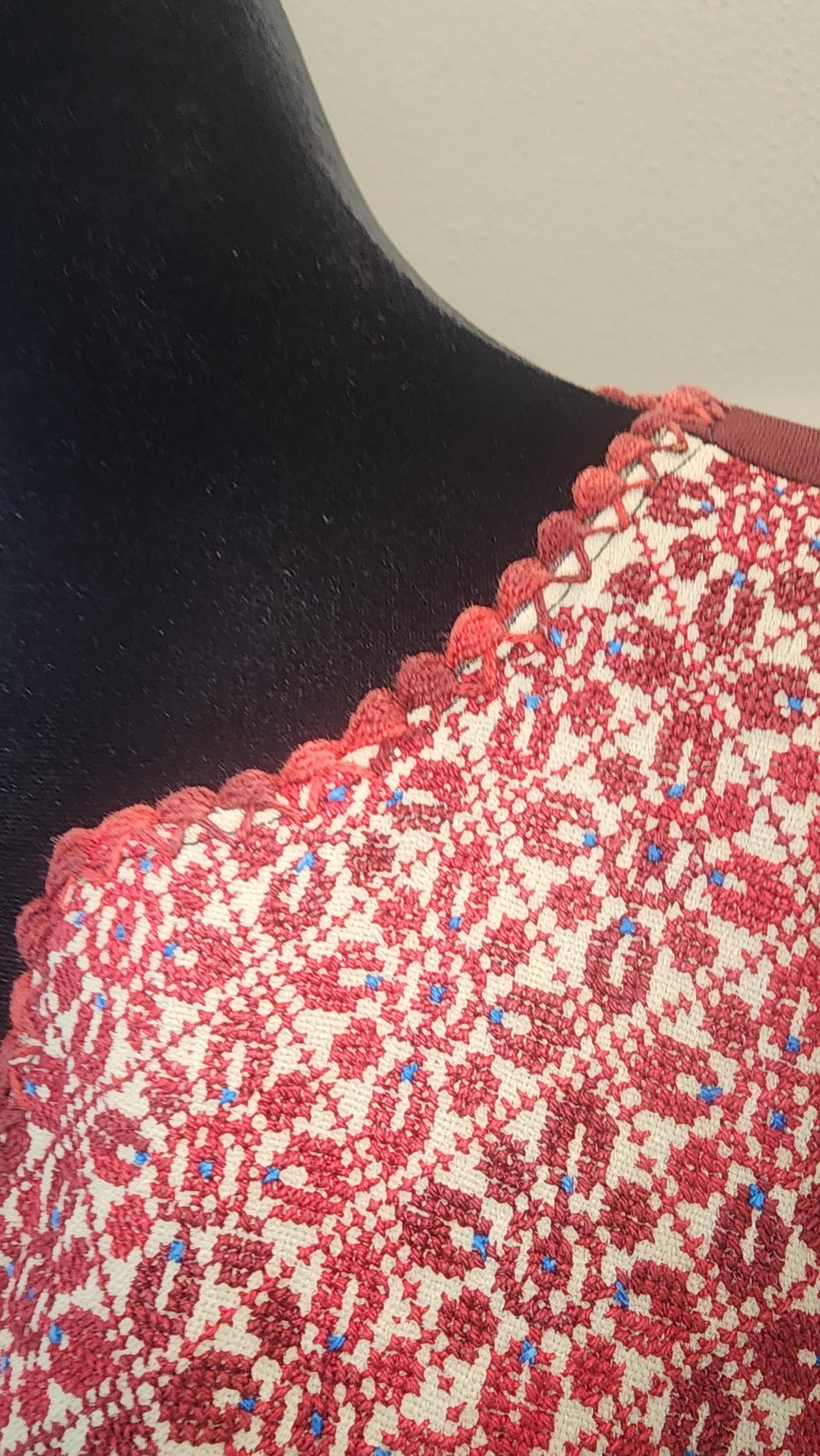 Vintage Palestinian Thobe | 80+ Year Old Tatreez Dress, Hand-Embroidered Heirloom Saya Fabric - image 4