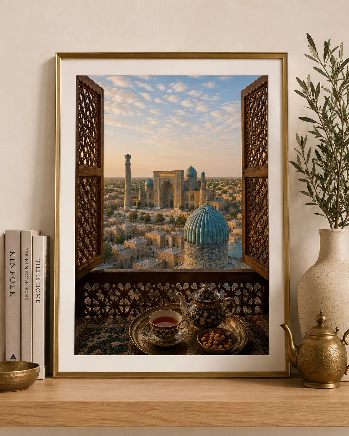 A SCENE FROM SAMARKAND art print