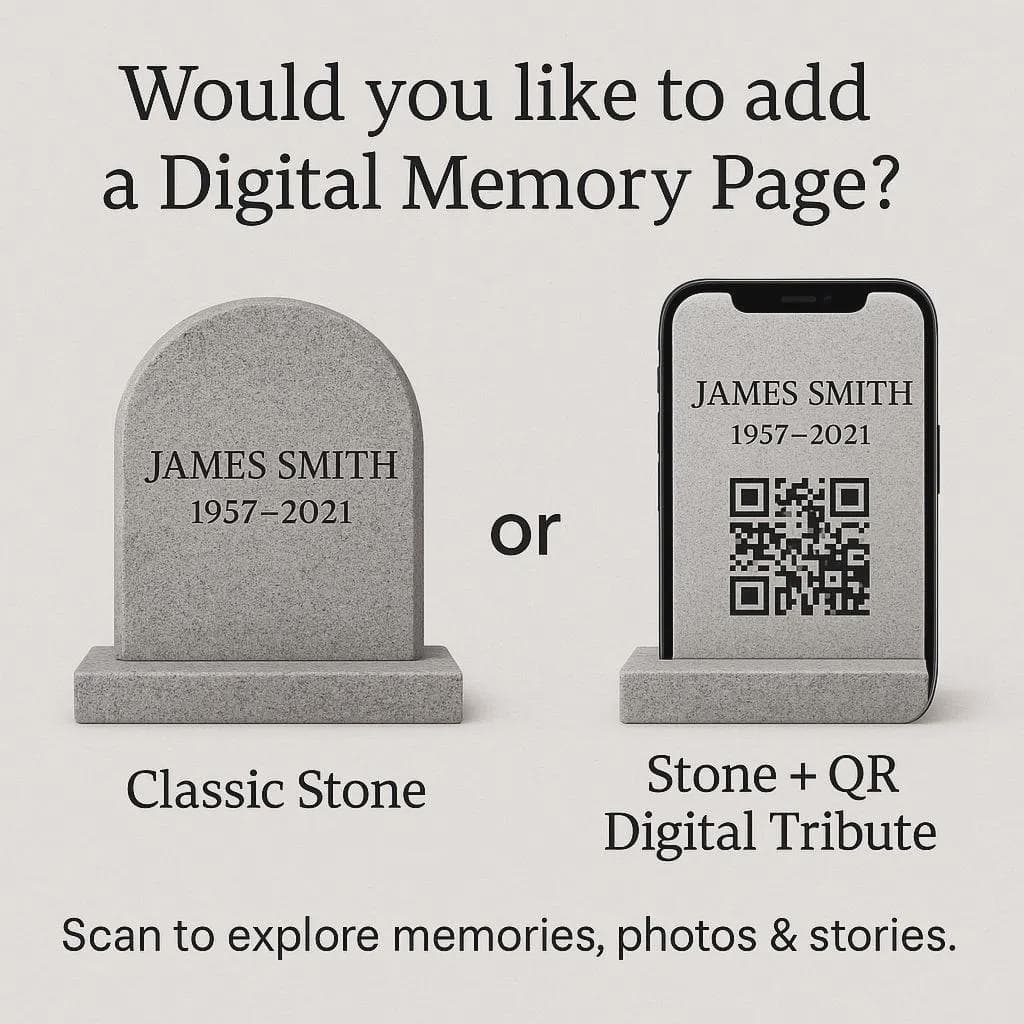 Custom Black Granite Memorial Stone - Islamic Grave Marker with Arabic Fonts Handcrafted For Garden