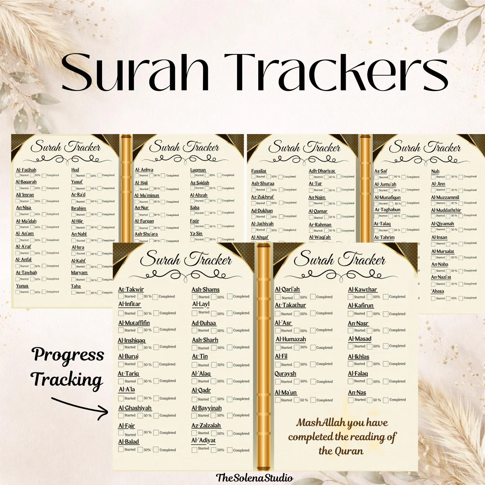 Islamic Worship Tracker Bundle | Salah, Sunnah, Ramadan, Habit (Digital Download) - image 4