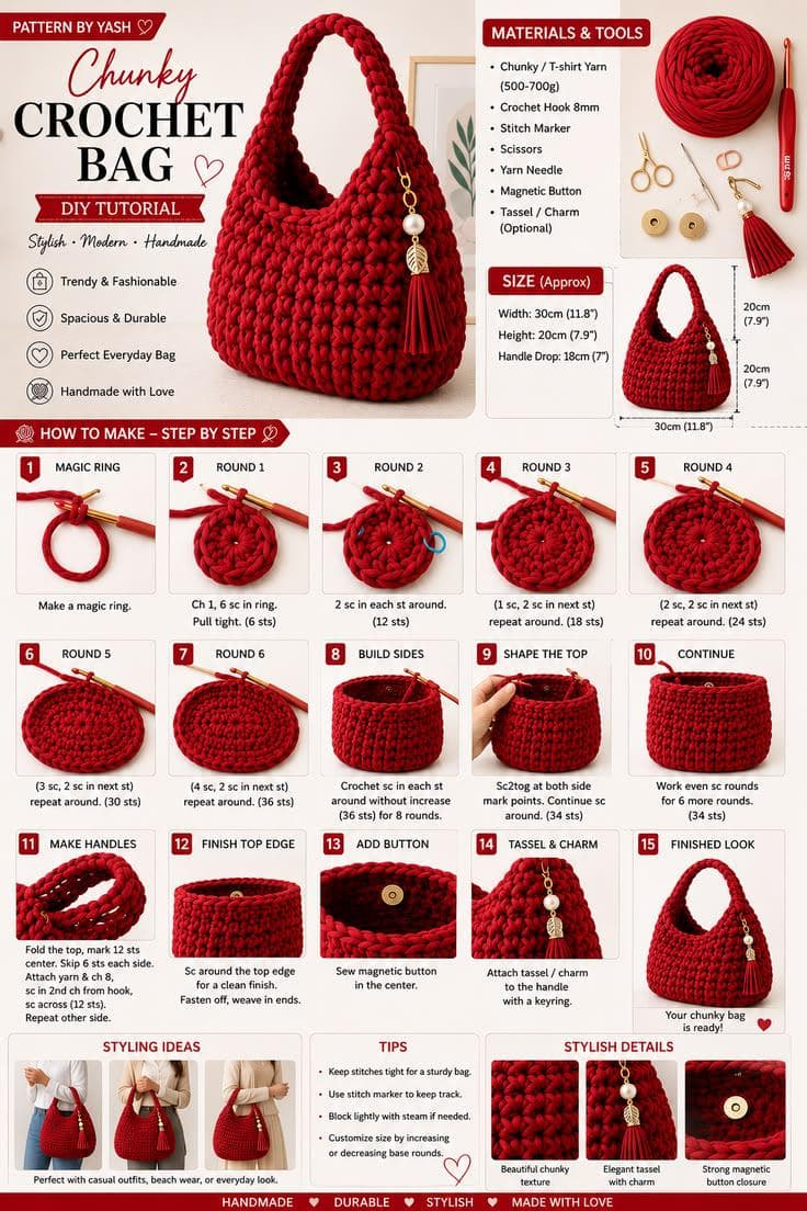 Crochet Patterns Bundle | Easy Crochet PDF & PNG Patterns | DIY Crochet Projects | Handmade Crochet Designs | Digital Download | 12 Patterns - image 4