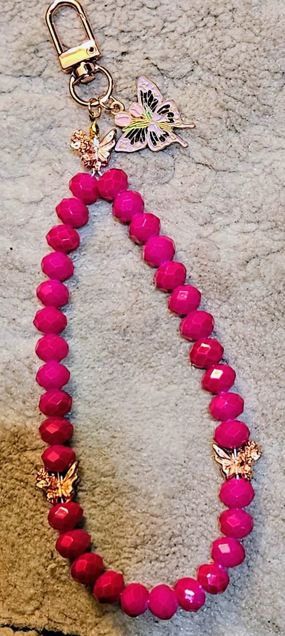 Beaded Phone Charm, Keychain, Bag Charm, Tasbeeh - image 5