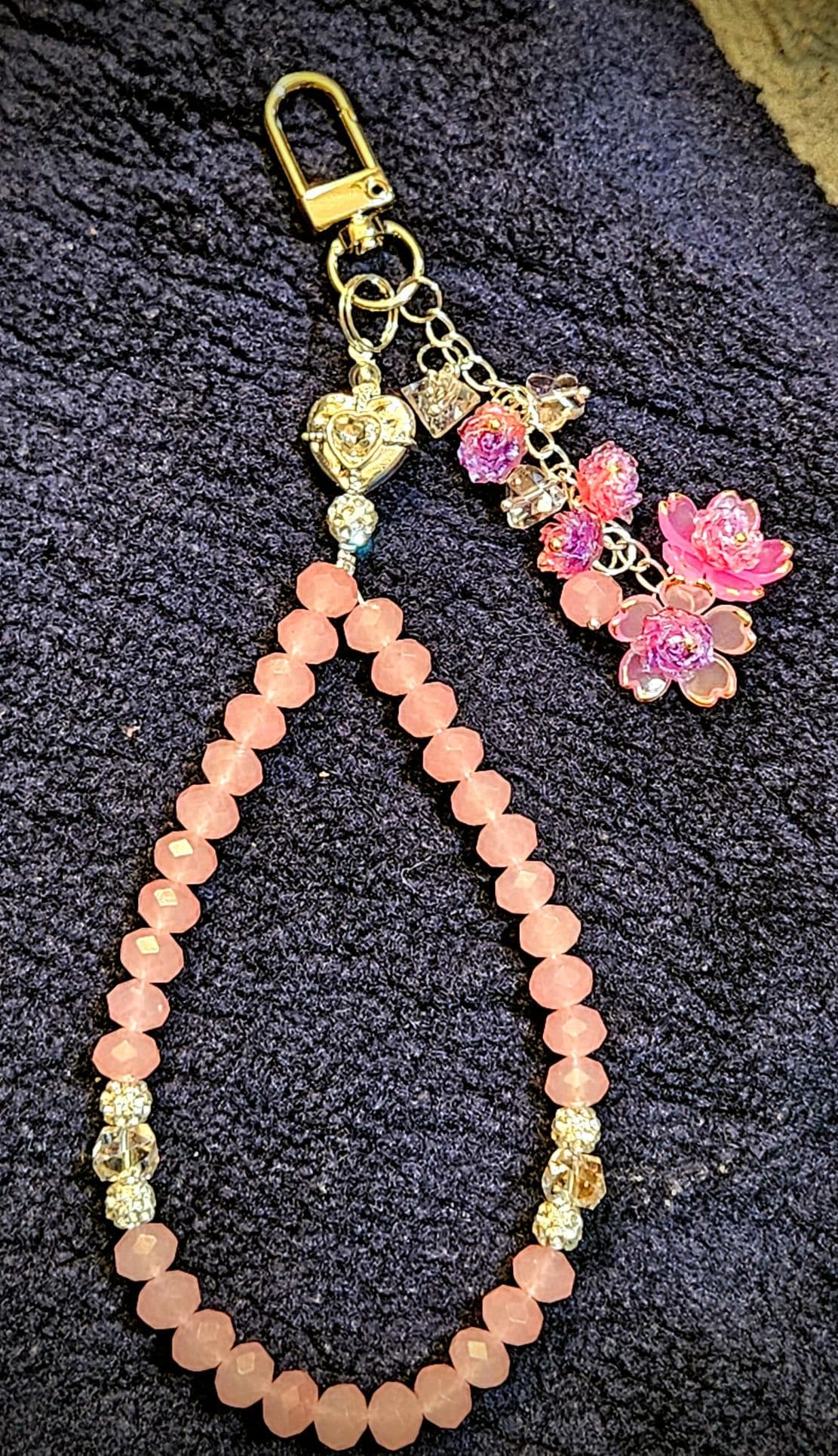 Beaded Phone Charm, Keychain, Bag Charm, Tasbeeh - image 3