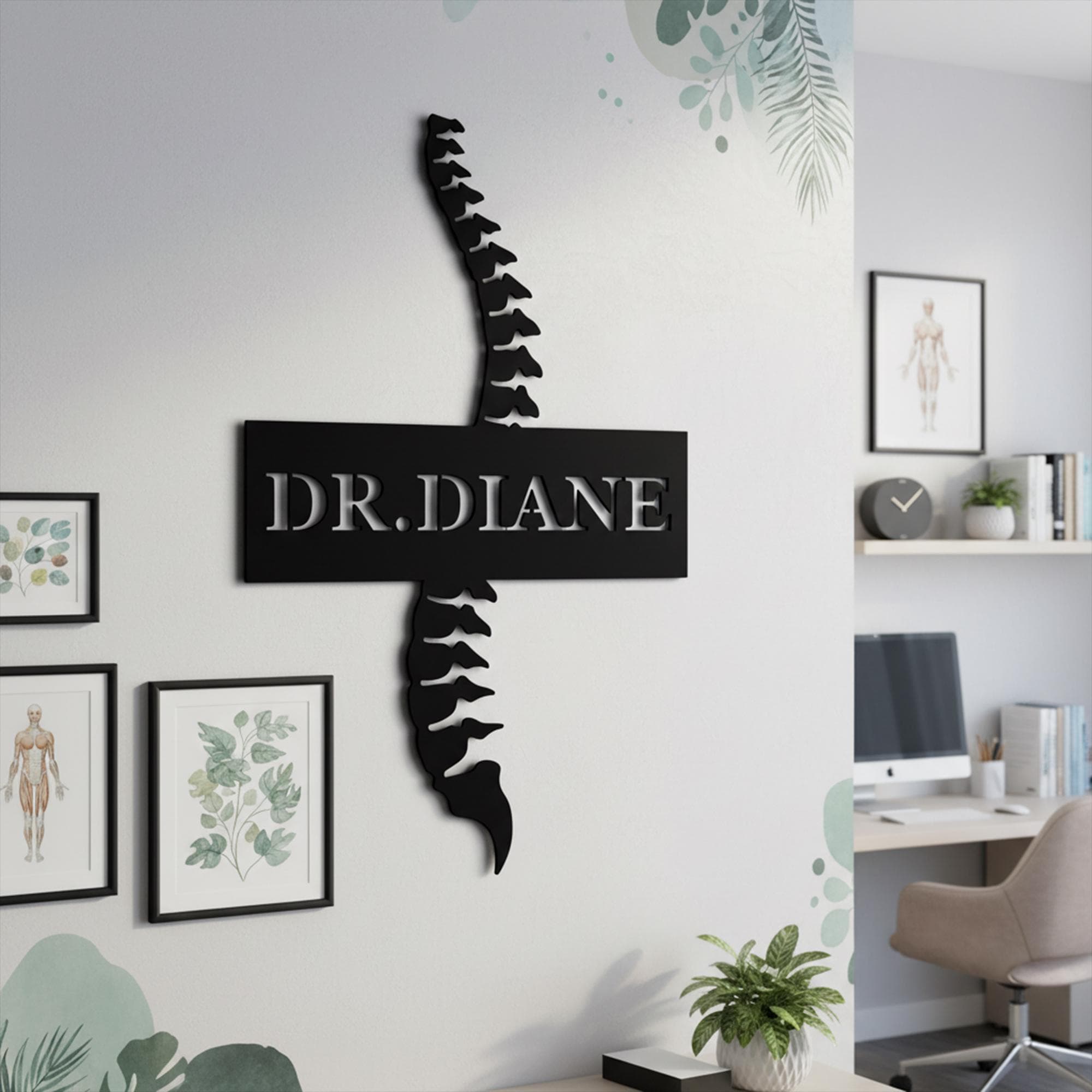 Custom Chiropractor Metal Sign Wall Art, Chiropractor Metal Sign,Chiropractor Wall Decor,Room Decor Gift For Nurse Doctor,Chiropractic Gifts - image 3