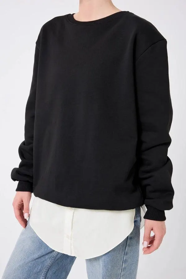Shirt Extender Mini Undershirt Skirt Half Length Shirt Skirts - image 3