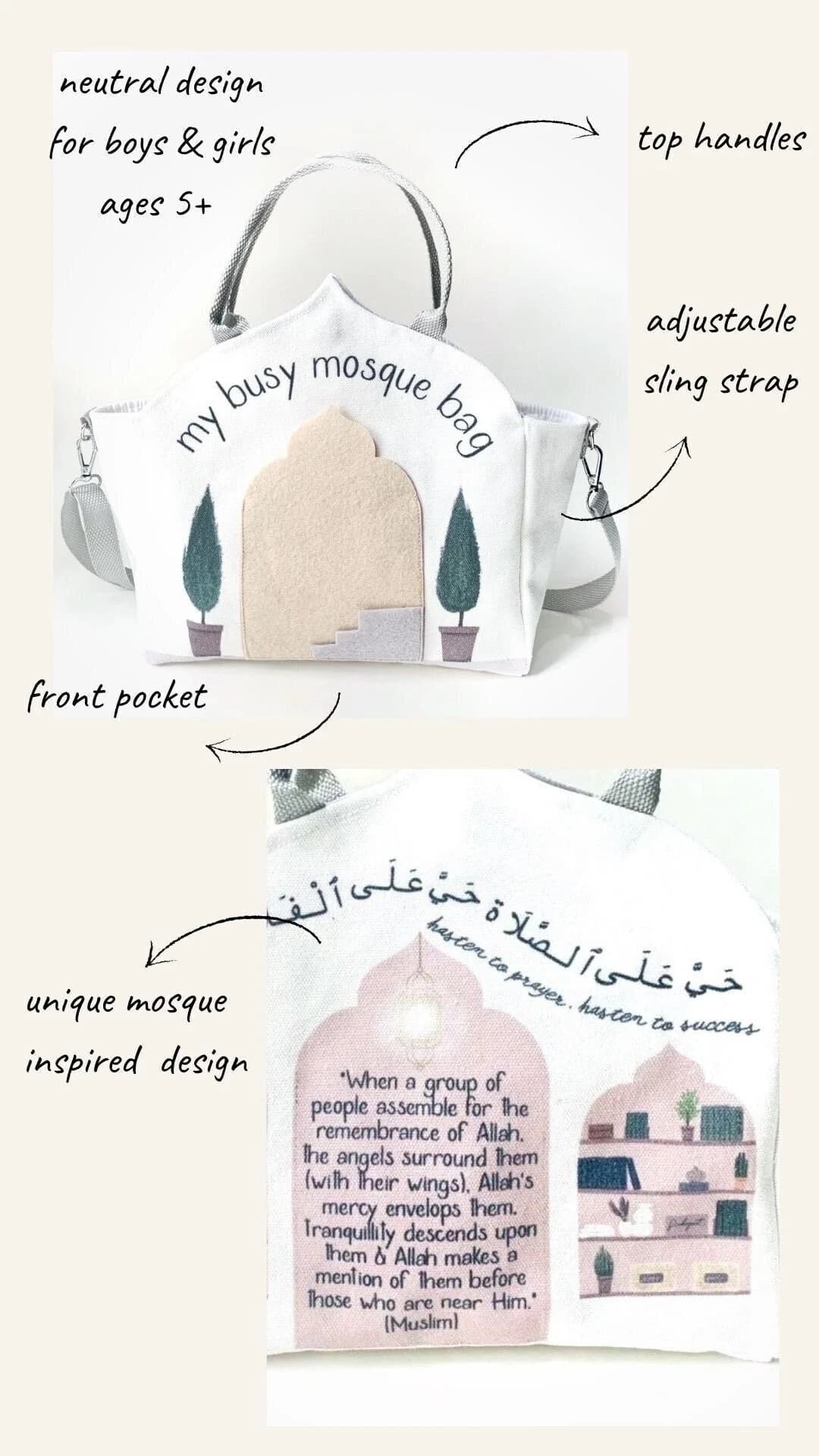 My Busy Mosque Bag | Ramadan Themed Books & Activity | 10 quality products included | Limited time / stock! Mosque,Islamic art,muslim,Eid