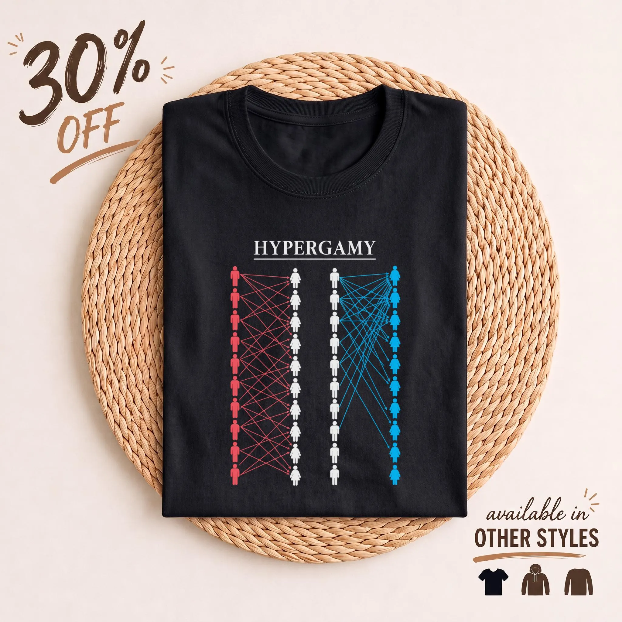 Hypergamy Diagram T-Shirt, Funny Dating Meme Graphic Tee, Evolutionary Psychology Sociology Shirt, Sarcastic Relationship Gag Gift for Him