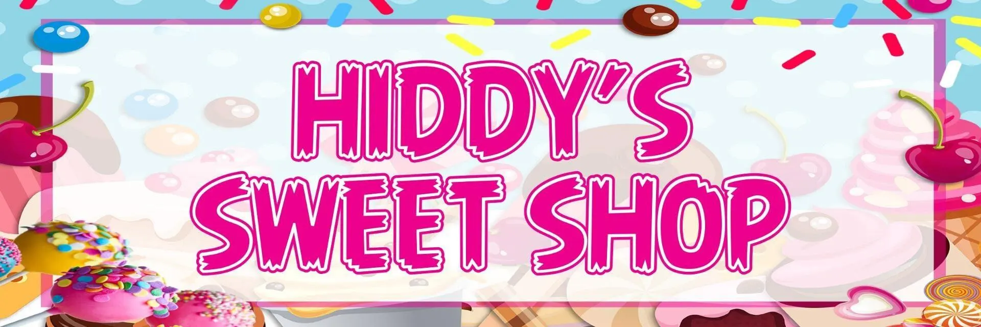 2 Personalised Sweet Shop Birthday Party Celebration Banners Decoration Posters - image 4