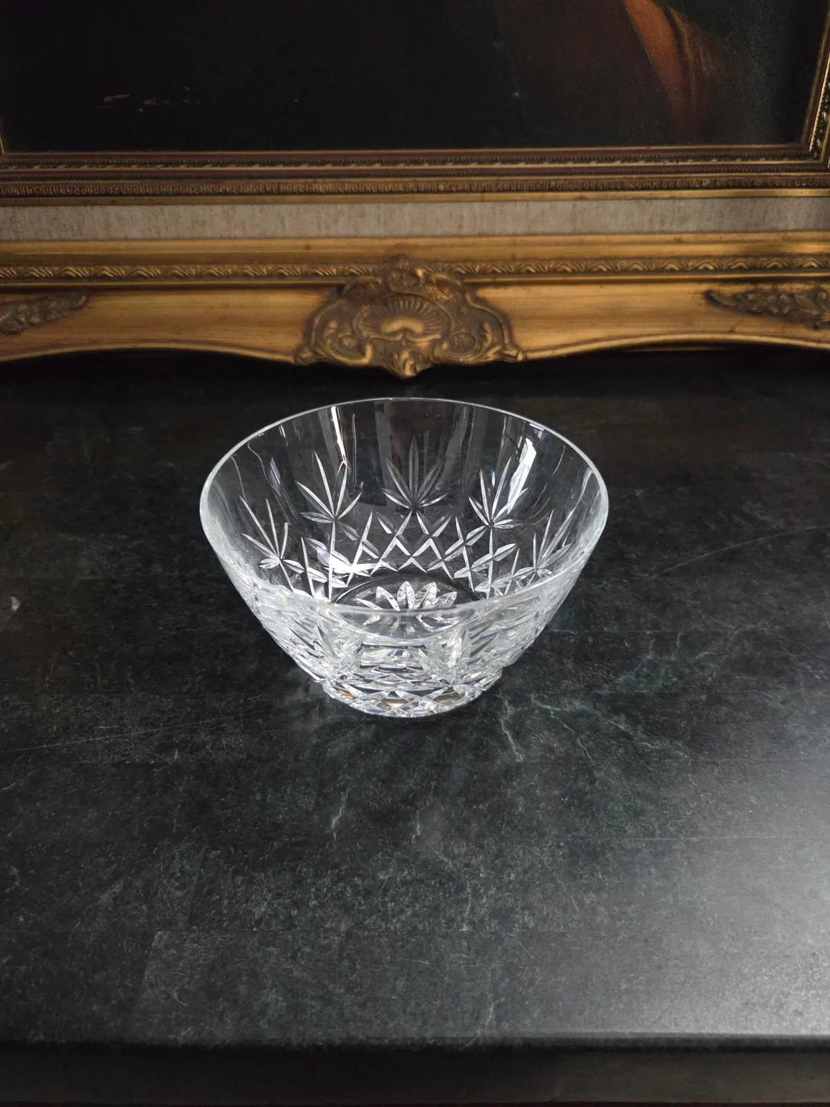 Lenox Lead Crystal Starburst Bowl 4 5/8" American Brilliant Revival