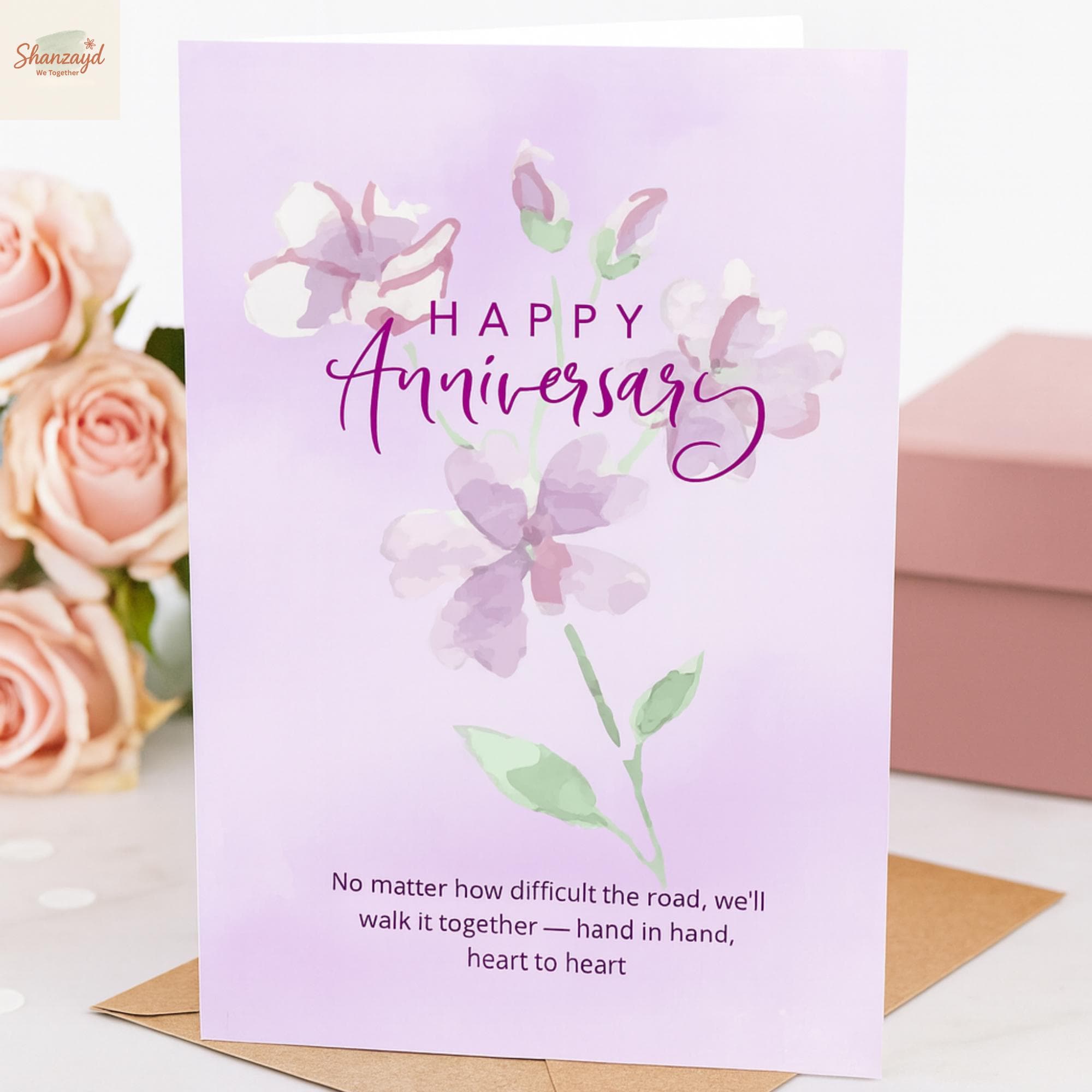 Printable Anniversary Card for Husband Romantic Love Card for Him Happy Anniversary Card PDF Instant Download Husband Gift