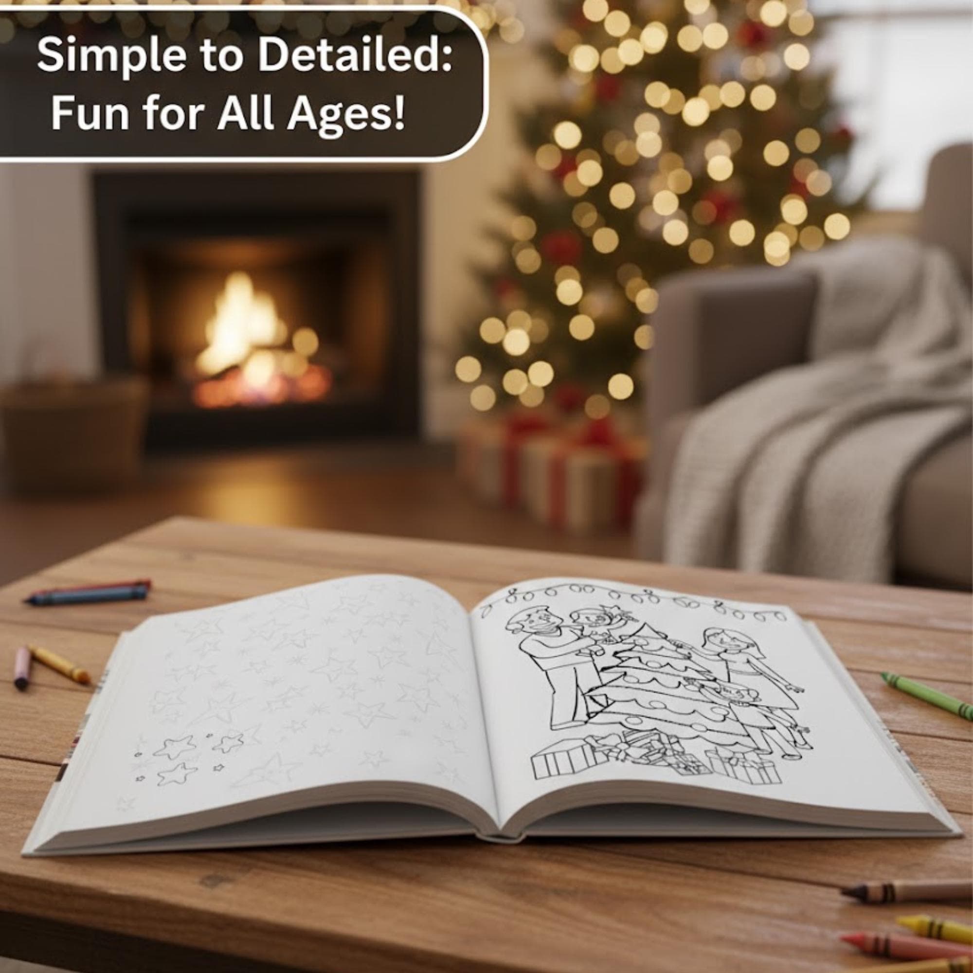 Christmas Coloring Pages Printable PDF Kids Holiday Coloring Sheets Xmas Activity Book Winter Coloring Pages Instant Download - image 4