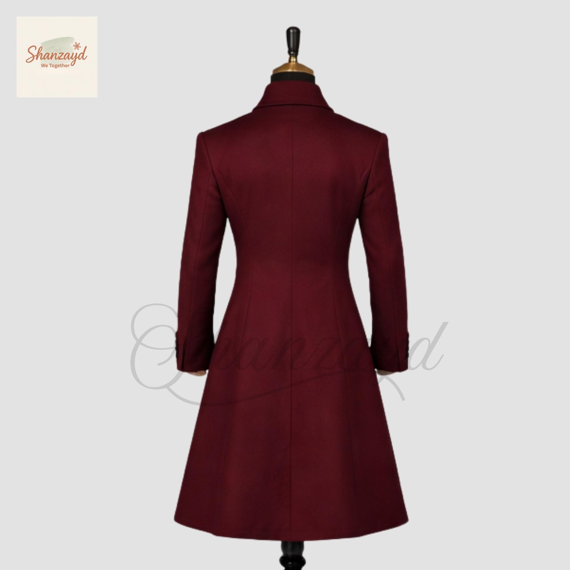 Mens Burgundy Gothic Long Coat, Victorian Coat Mens, Trench Coat, Wedding Coat, Formal Overcoat, Vampire Style Jacket, Custom Made Coat - image 5