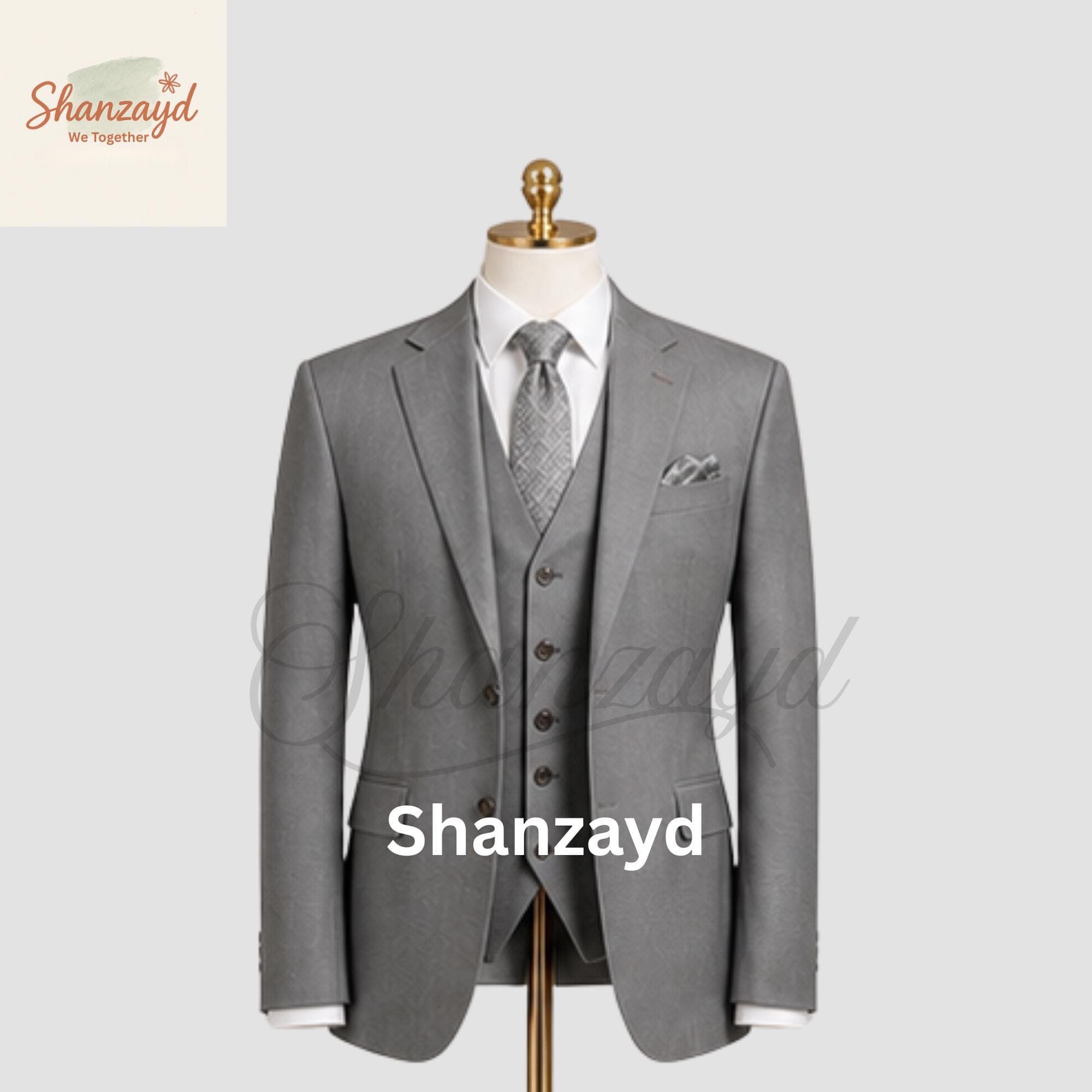 Mens Grey 3 Piece Suit, Slim Fit Wedding Suit for Men, Formal Business Suit, Groom Suit, Prom Suit, Groomsmen Outfit, Classic Suit Set - image 5