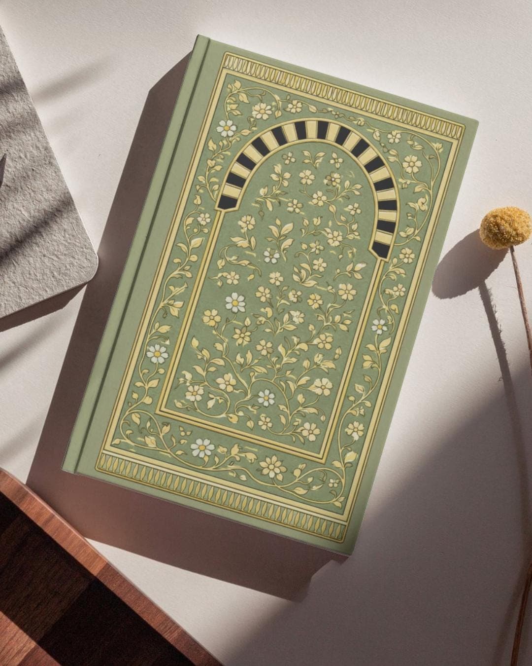 Madinah Rawda Sage Green Journal | Islamic Reflection Notebook