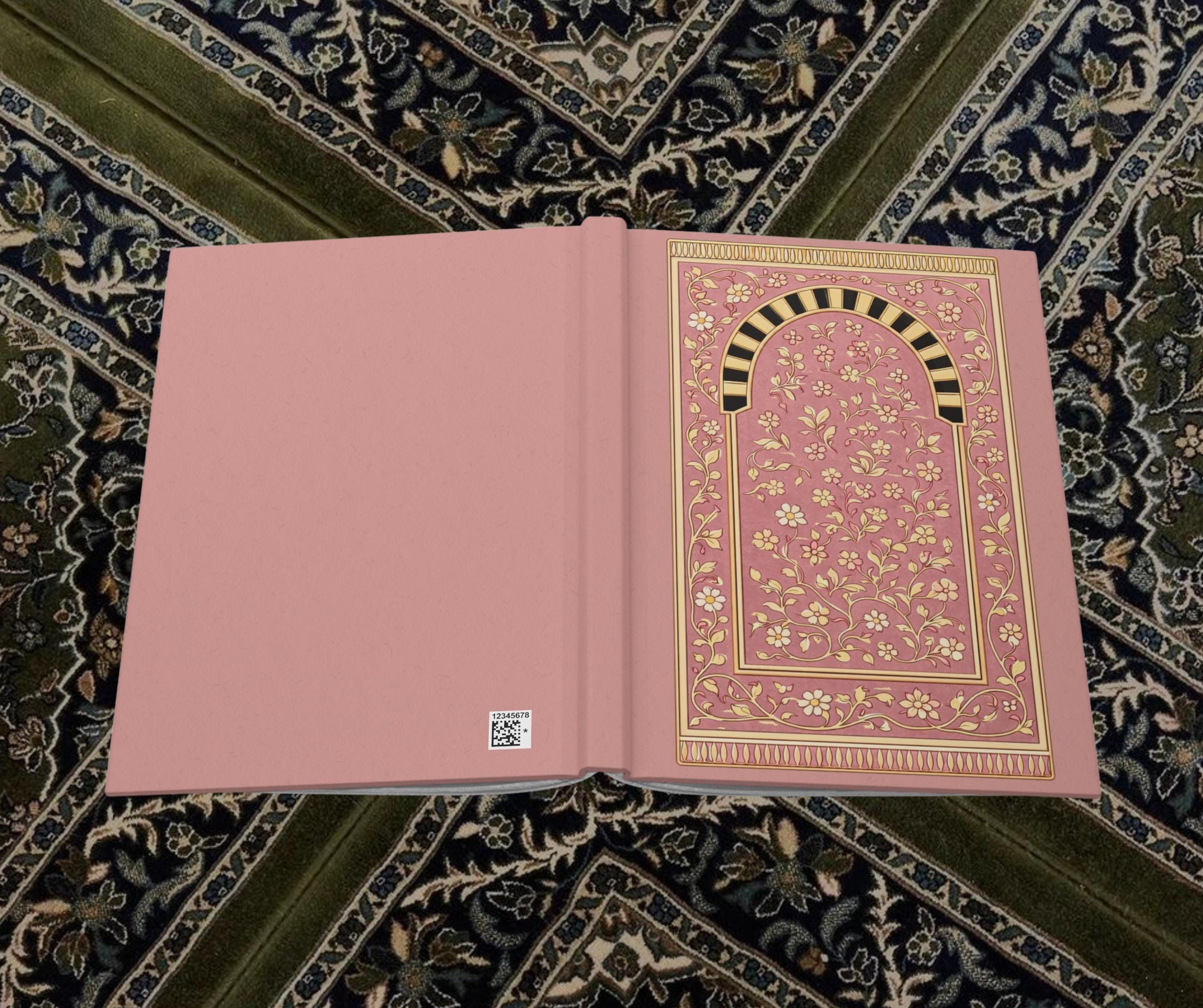Madinah Rawda Hardcover Journal | Dusty Rose Islamic Notebook - image 5
