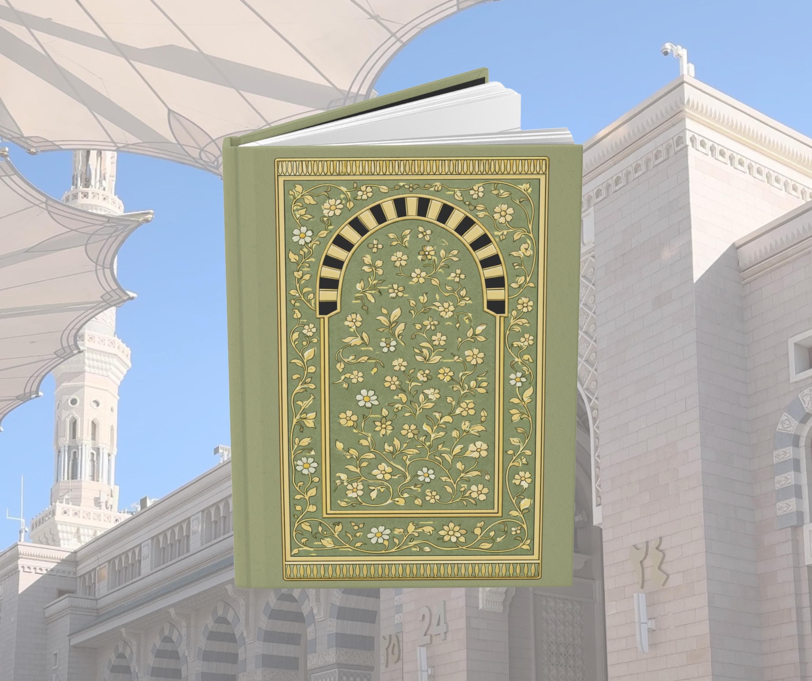 Madinah Rawda Sage Green Journal | Islamic Reflection Notebook - image 5