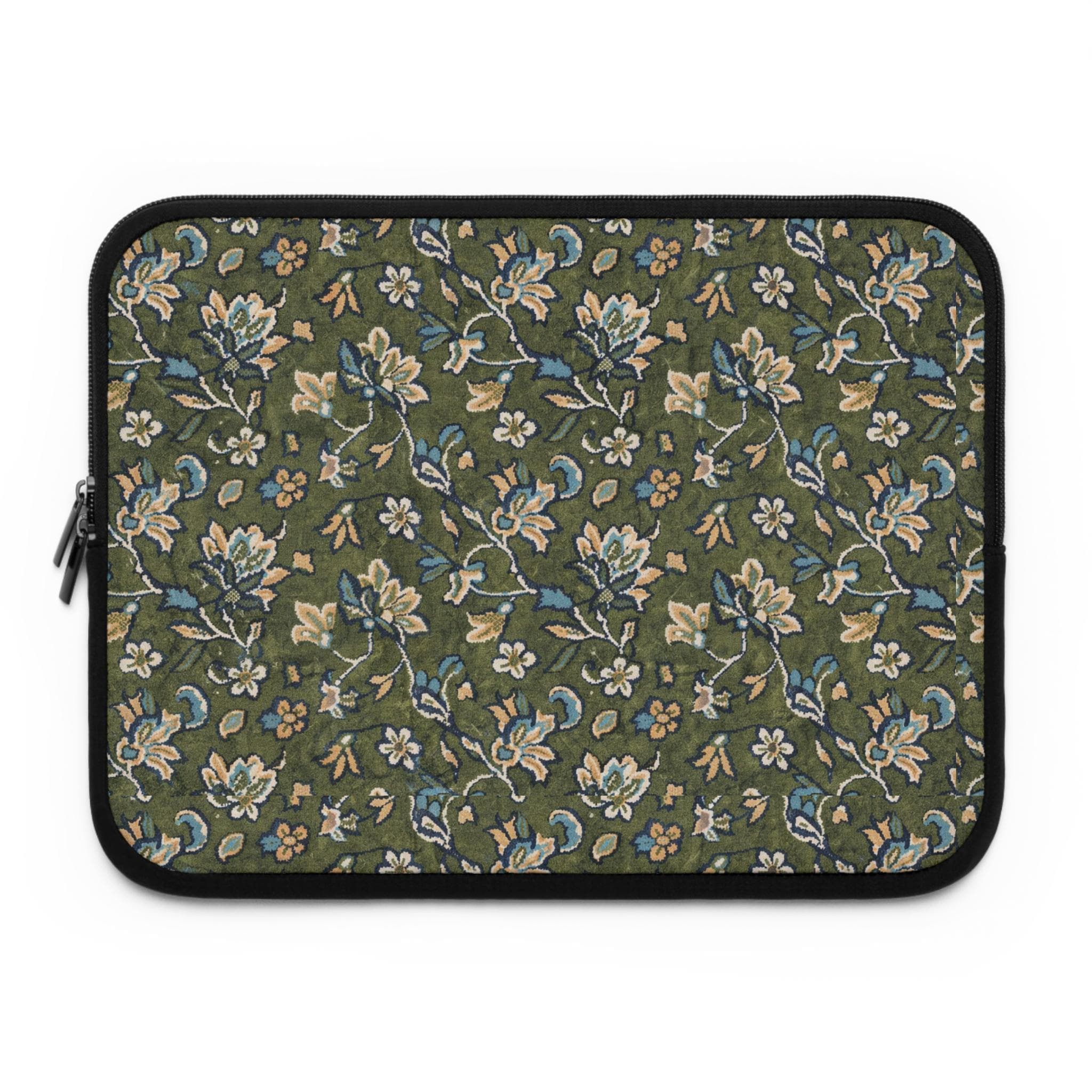 Madinah Rawdah Pattern Laptop Sleeve - Islamic Floral Mosque-Inspired Case