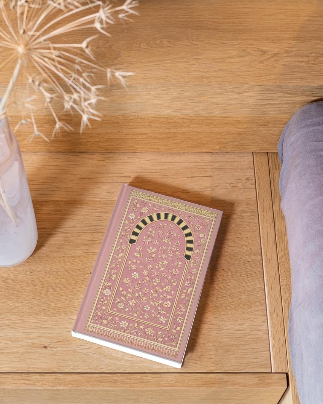 Madinah Rawda Hardcover Journal | Dusty Rose Islamic Notebook - image 3