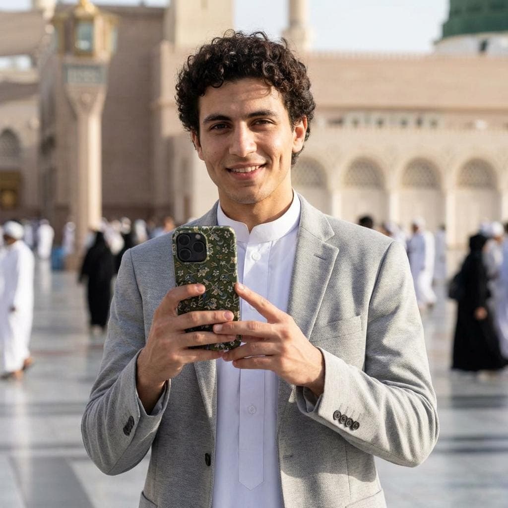 Madinah Pattern Phone Case - Islamic Geometric Floral Design - image 5