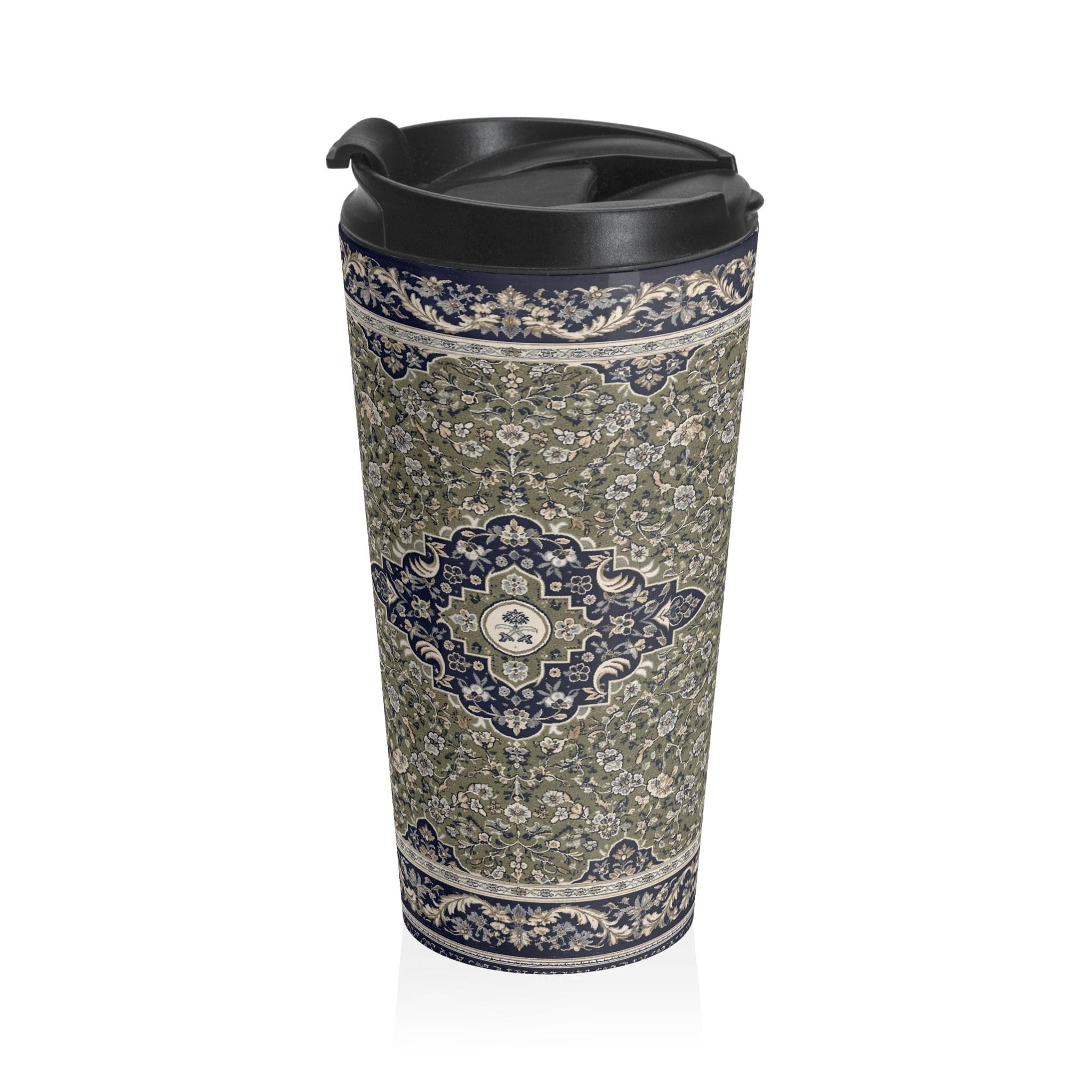 Madinah Rawda Design Stainless Steel Travel Mug | Islamic Mosque Art - image 5
