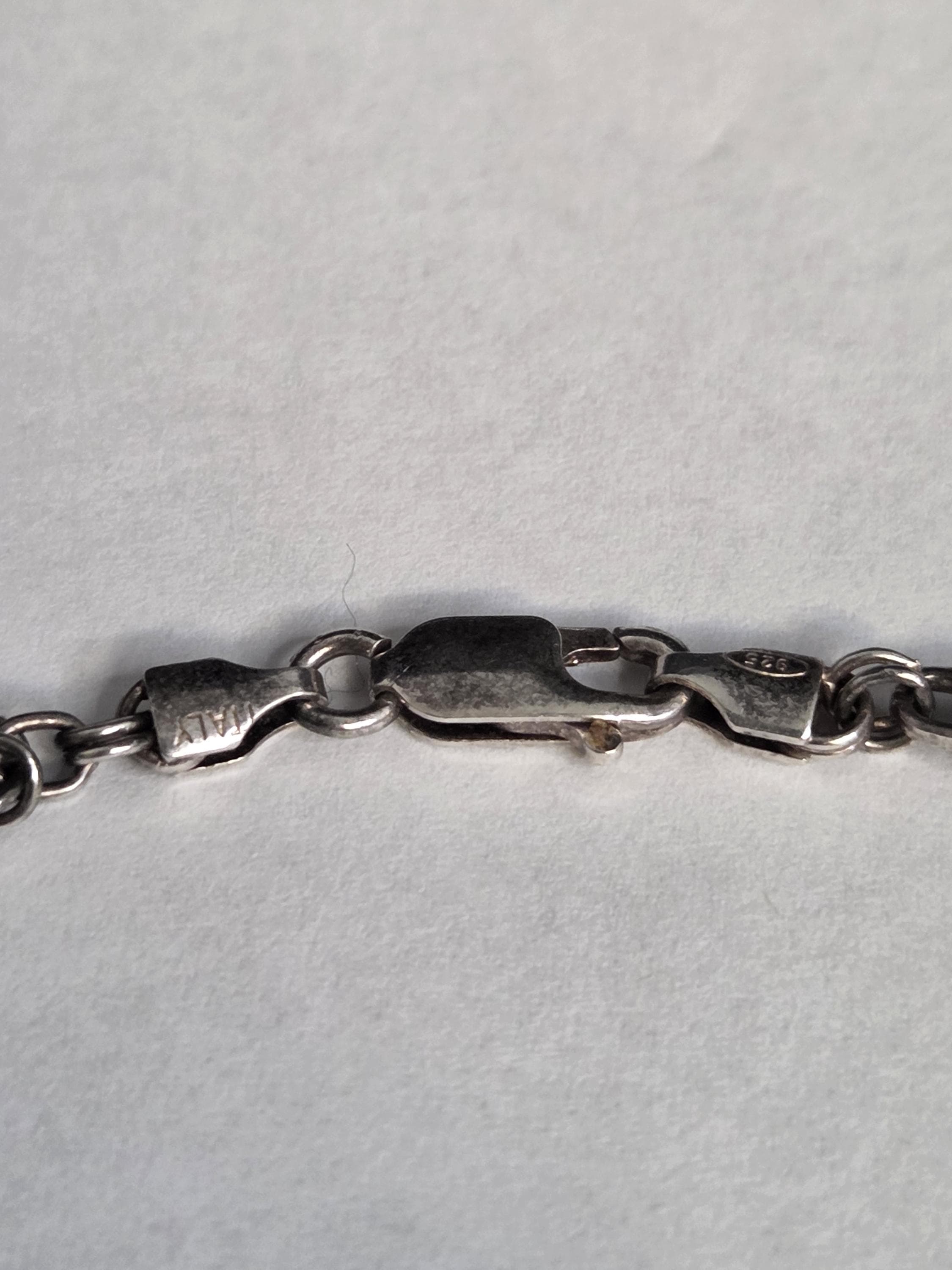 Italian Sterling Silver Byzantine Chain Necklace | 17.5” | 17g | 925 Silver | Classic King’s Weave - image 3
