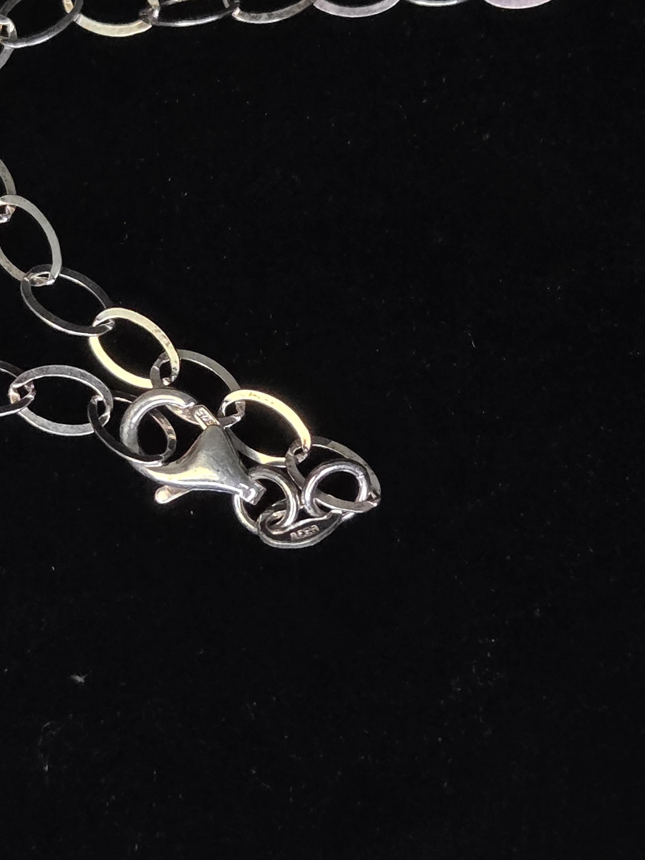 Vintage REEB Italian Sterling Silver Multi-Strand Draped Chain Necklace | Modernist Statement Bib | 925 Silver - image 4