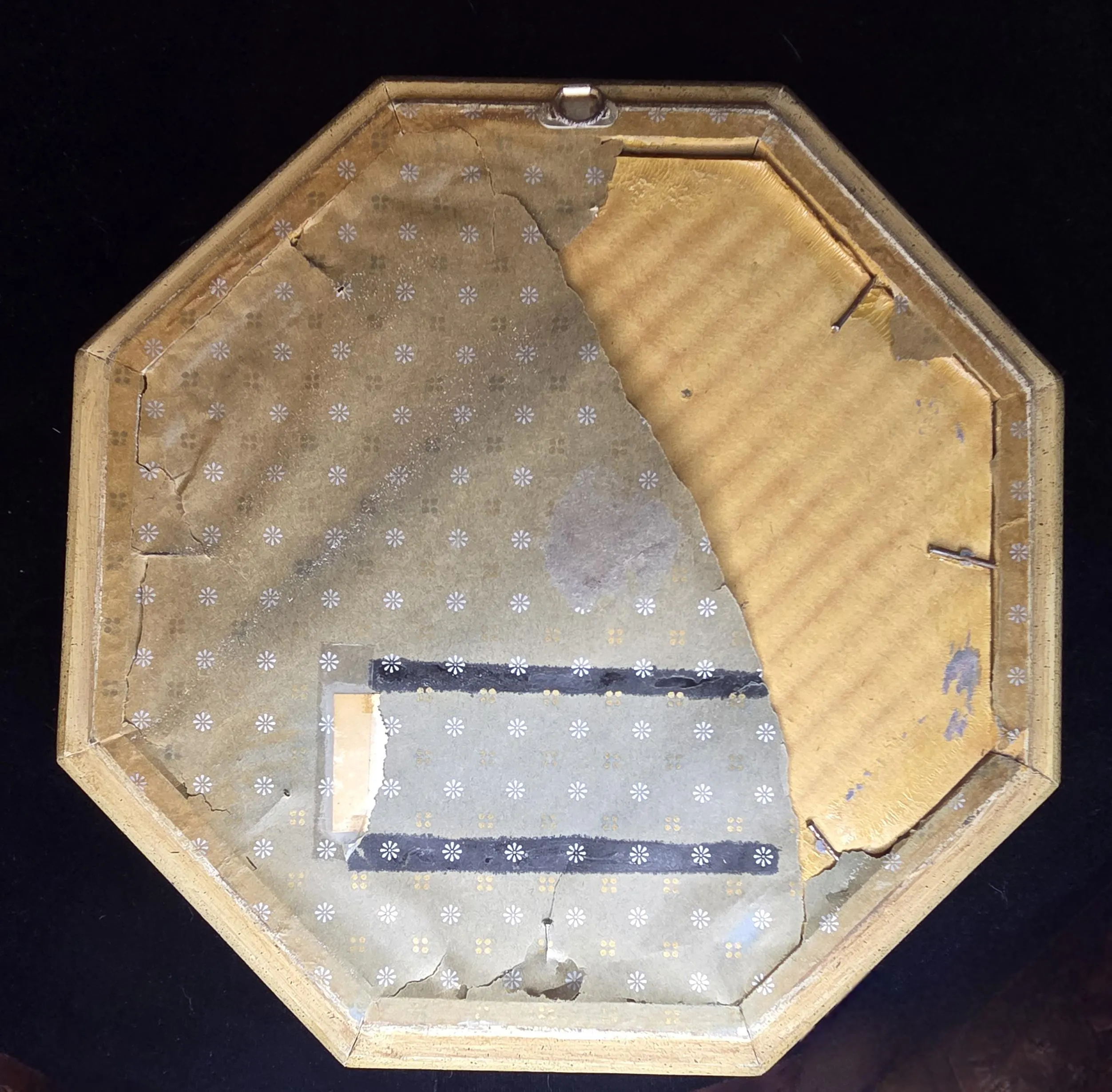 Antique Victorian Hexagonal Steel Wall Plaques by Clifford Art Studio – 19th Century Scenic Hanging Art, Set of Four - image 3