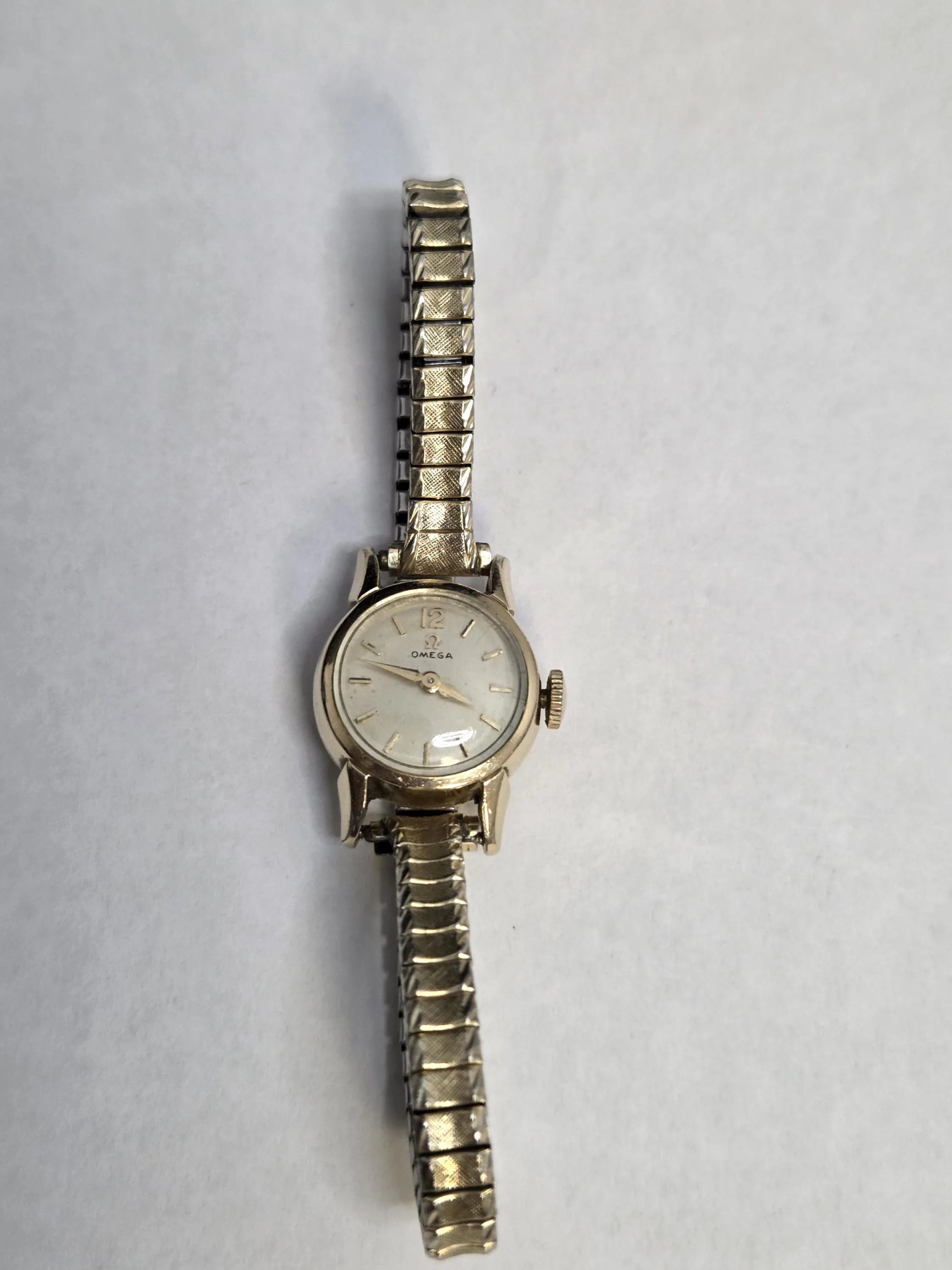 Omega Ladies Vintage 1960's Manual Wind Mechanical Watch Rolled Gold - image 3