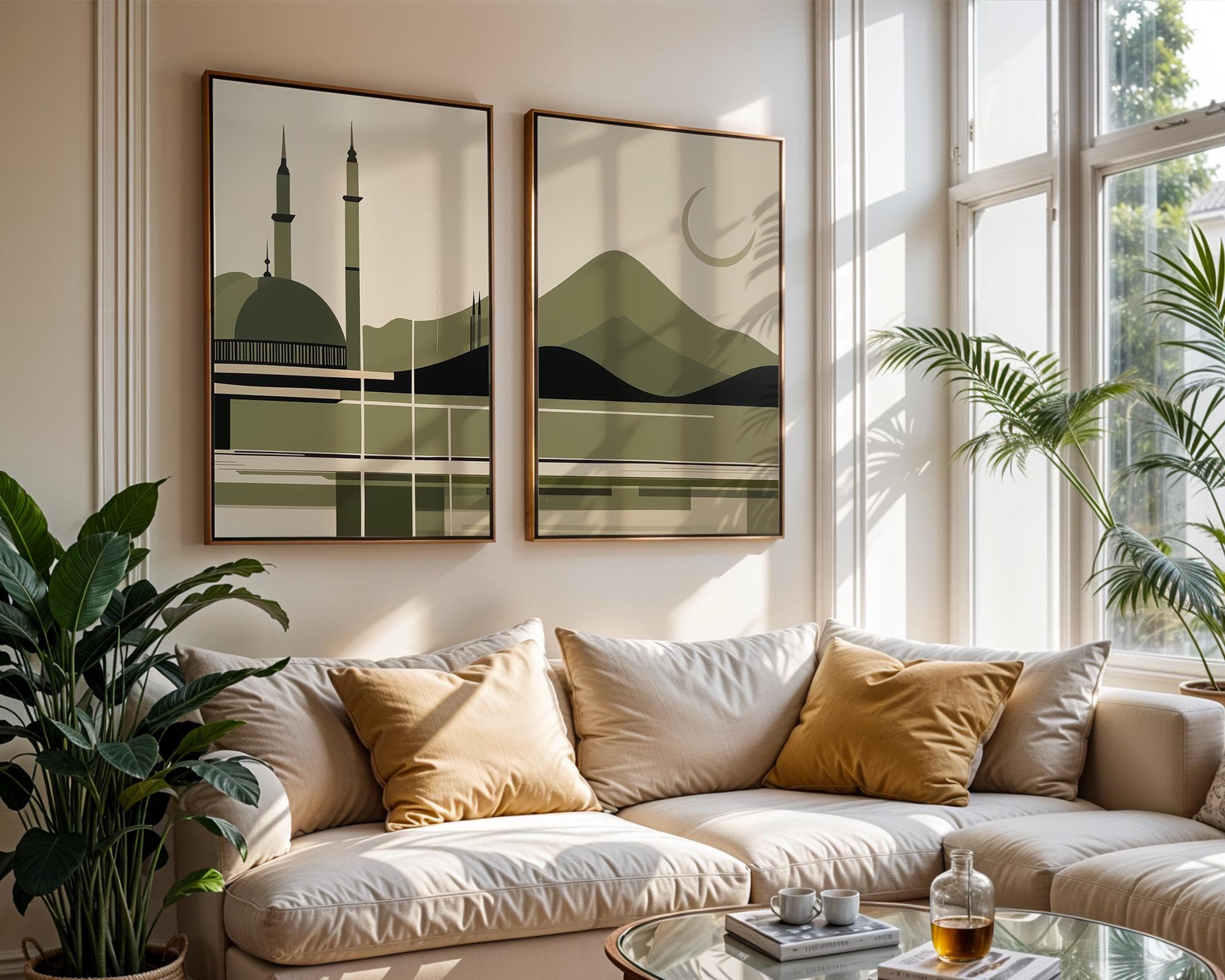 Olive Masjid Print | Medina Landscape, Islamic Home Decor (Digital Download) - image 2