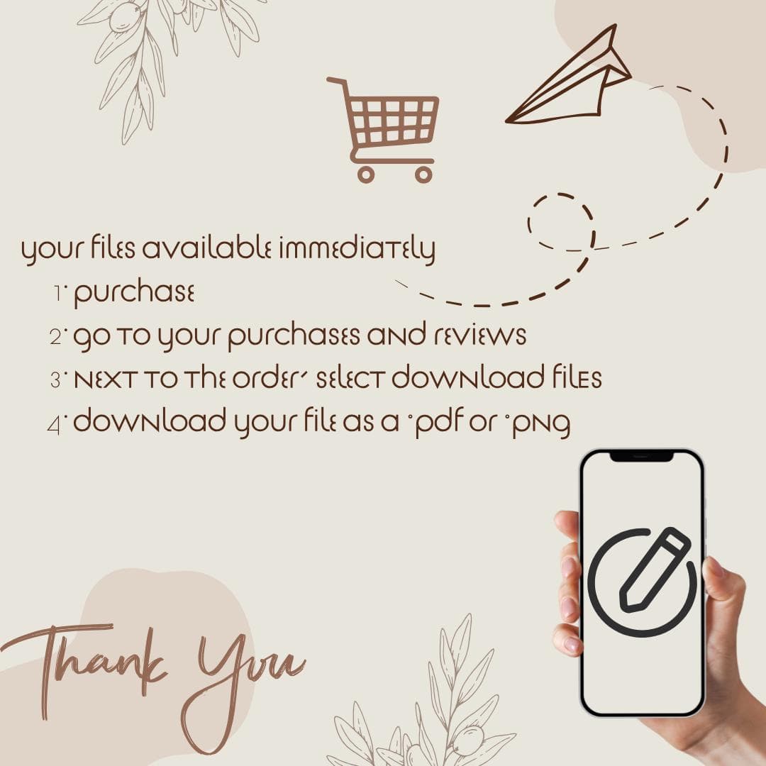 Allah & Muhammad Wildflower Islamic Wall Art Set of 2 Home Decor (Digital Download) - image 4