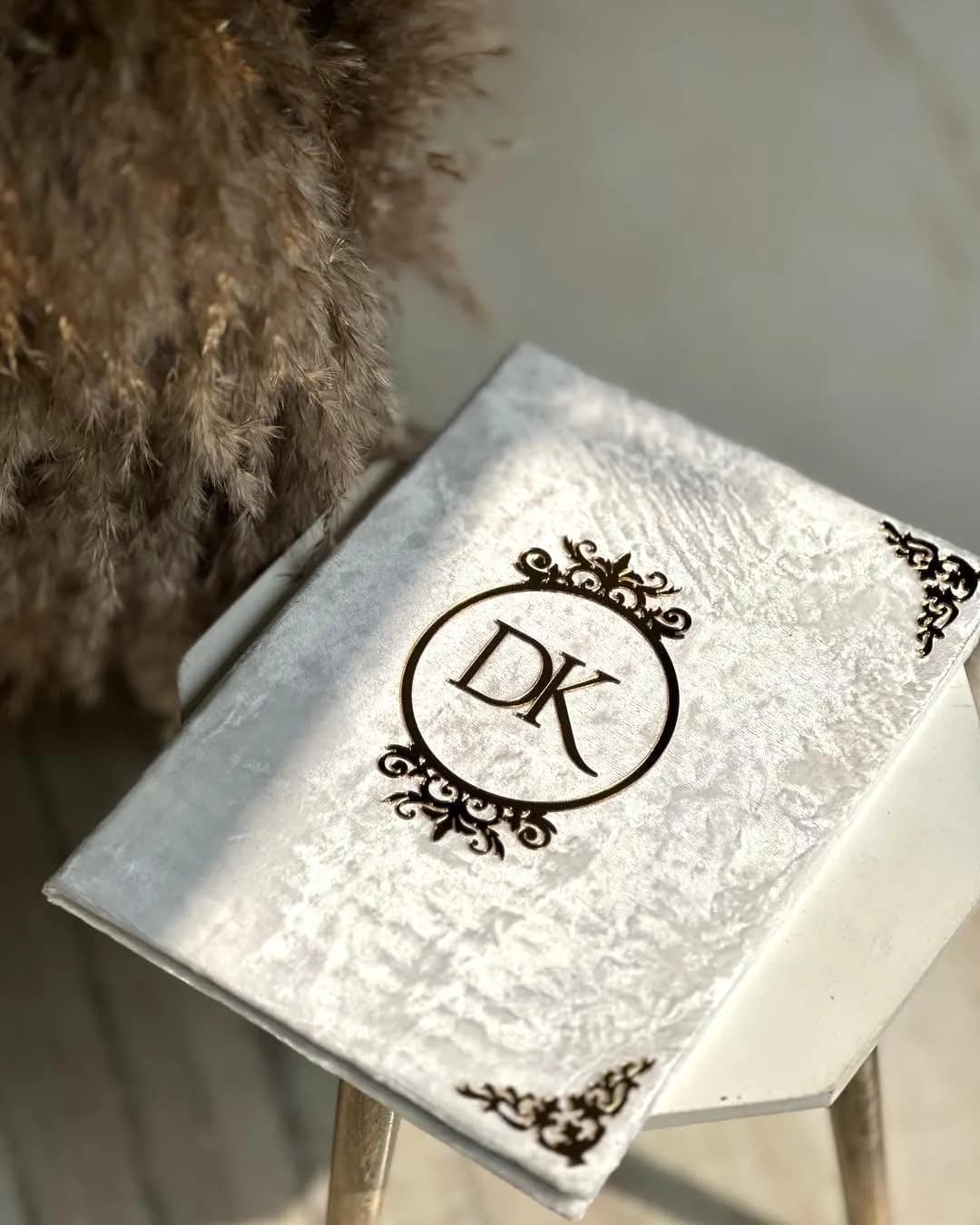 Luxury Nikkah Certificate with Velvet Box | Custom Islamic Wedding Gift | Personalized Nikkah Booklet